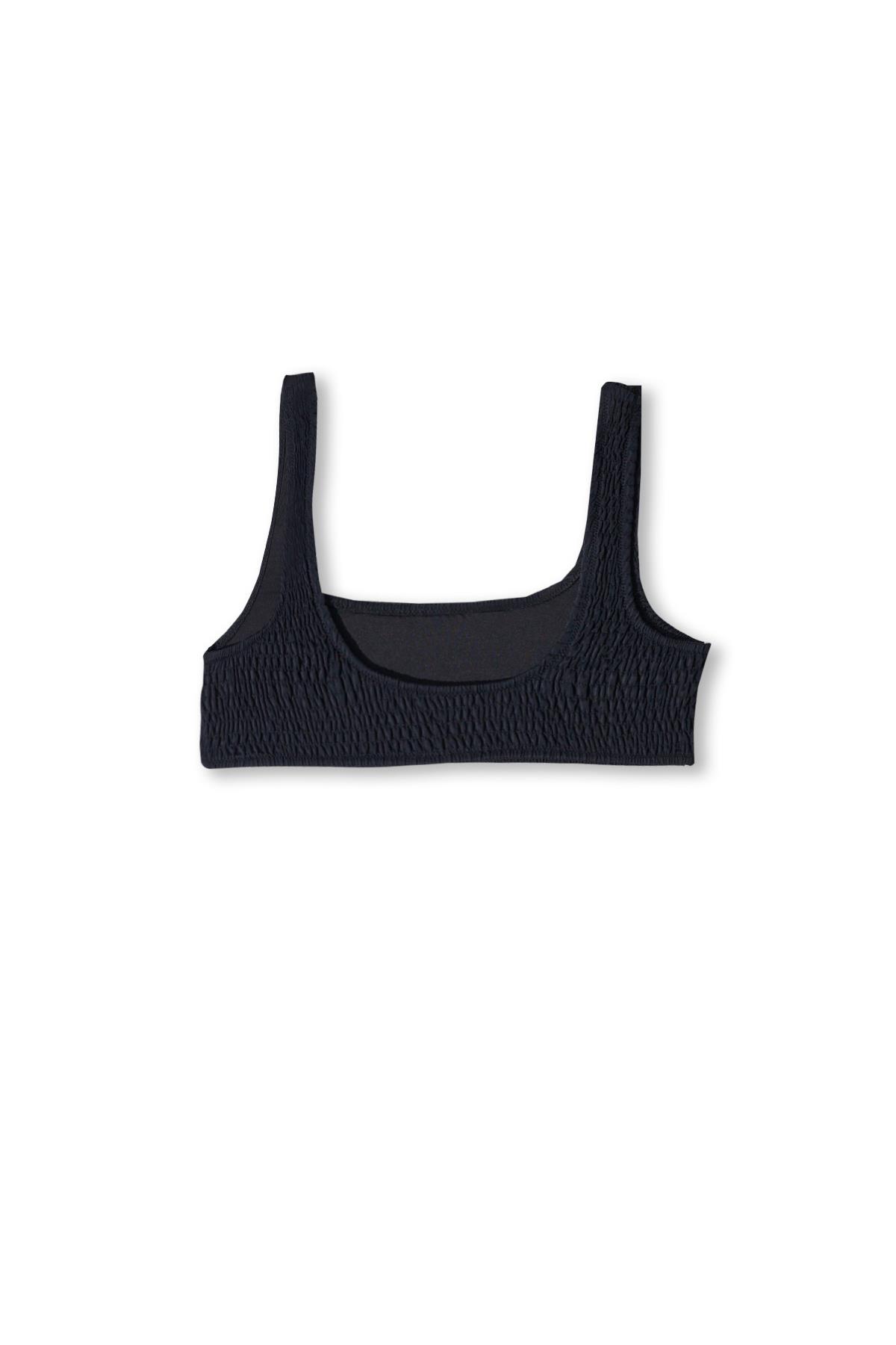 Kadın Siyah Renkli Gipeli Bikini Üst