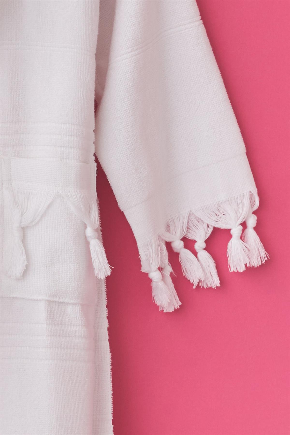 Girls Crab Printed Bathrobe Towel