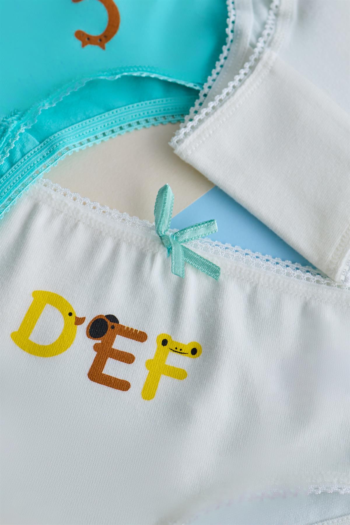 Girls 3-Pack Alphabet Slips