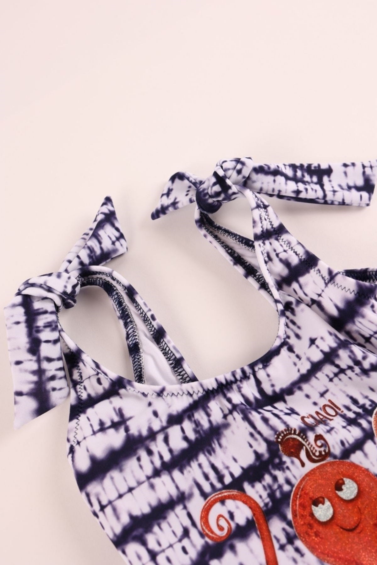 Marine Kız Çocuk Mayo Desenli