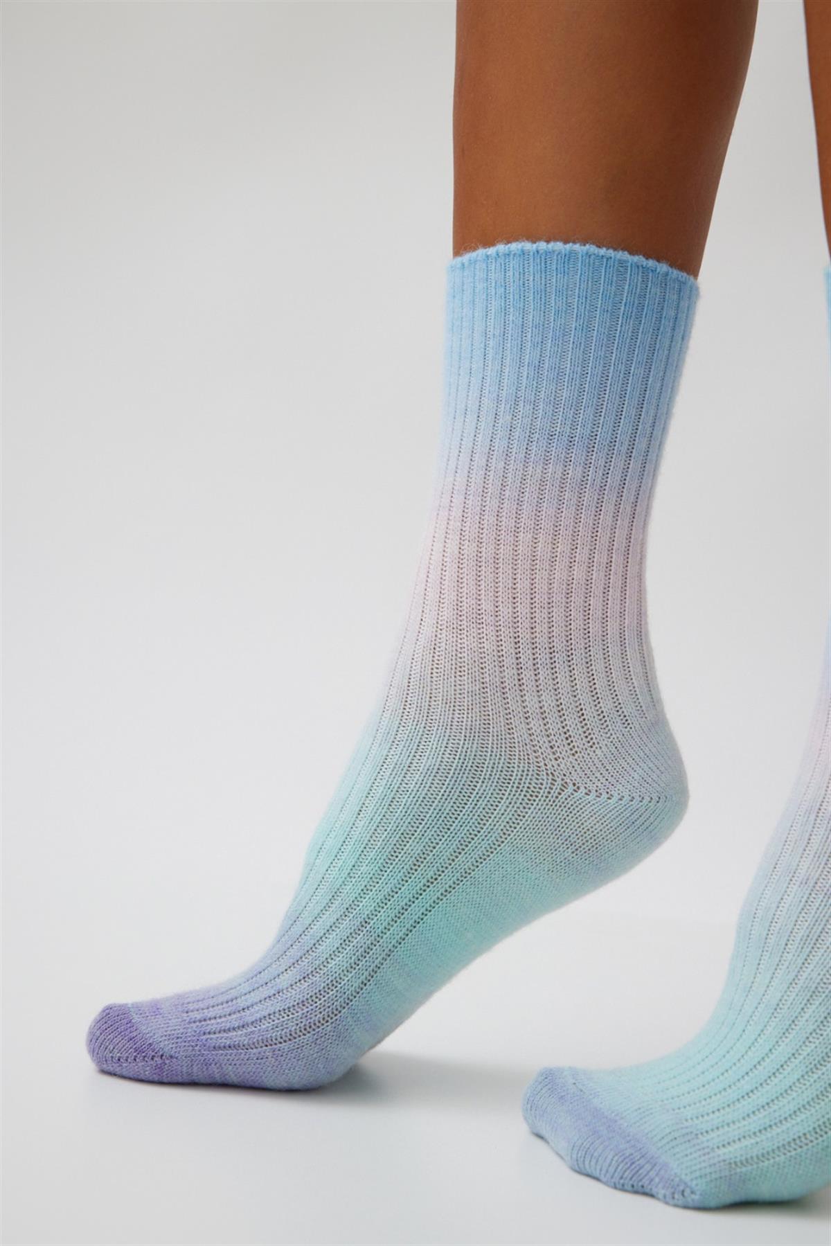 Womens Colorful Wool Sock
