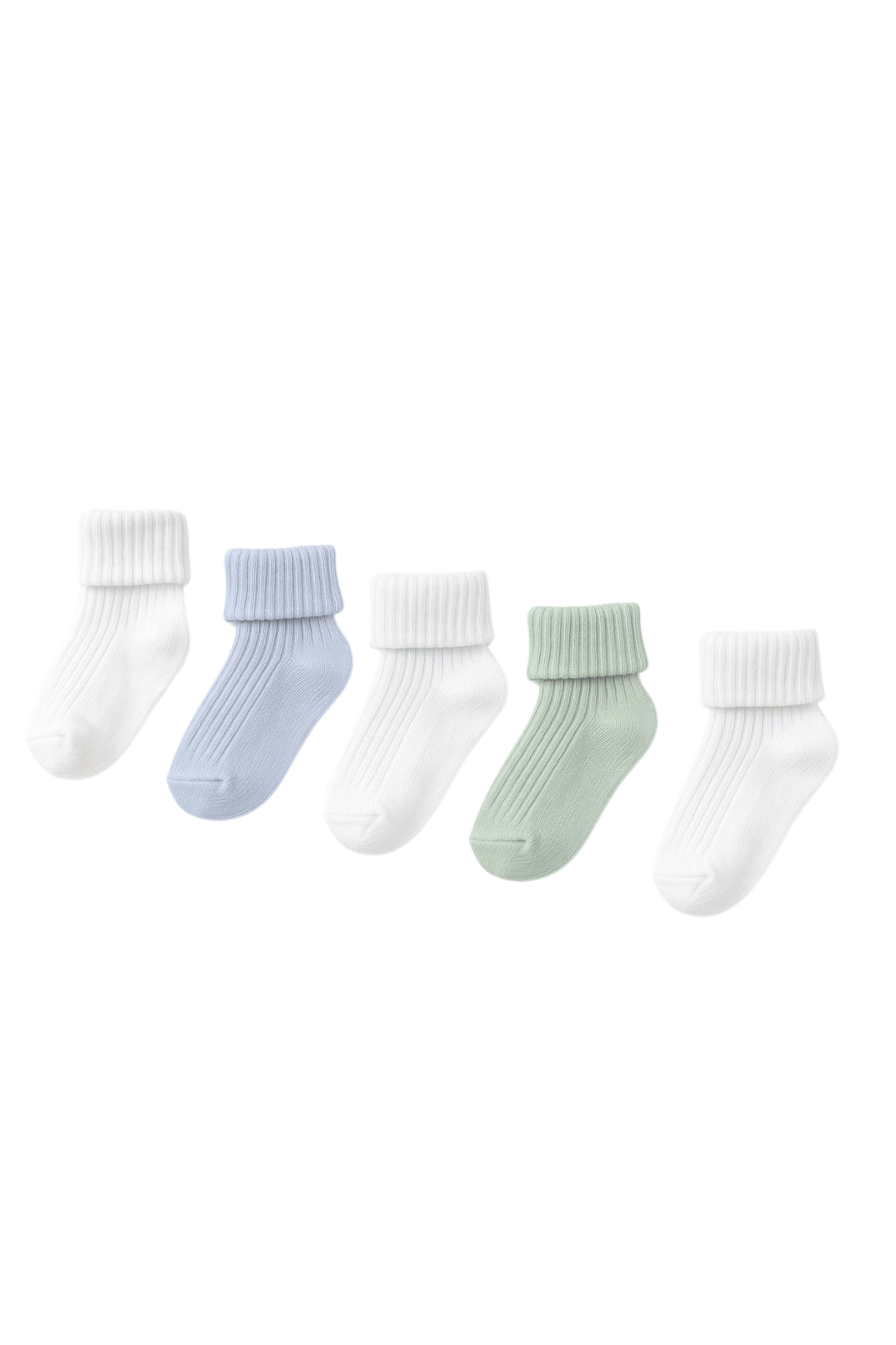 Baby 5-Piece Mixed Pack Sock Set Multicolor