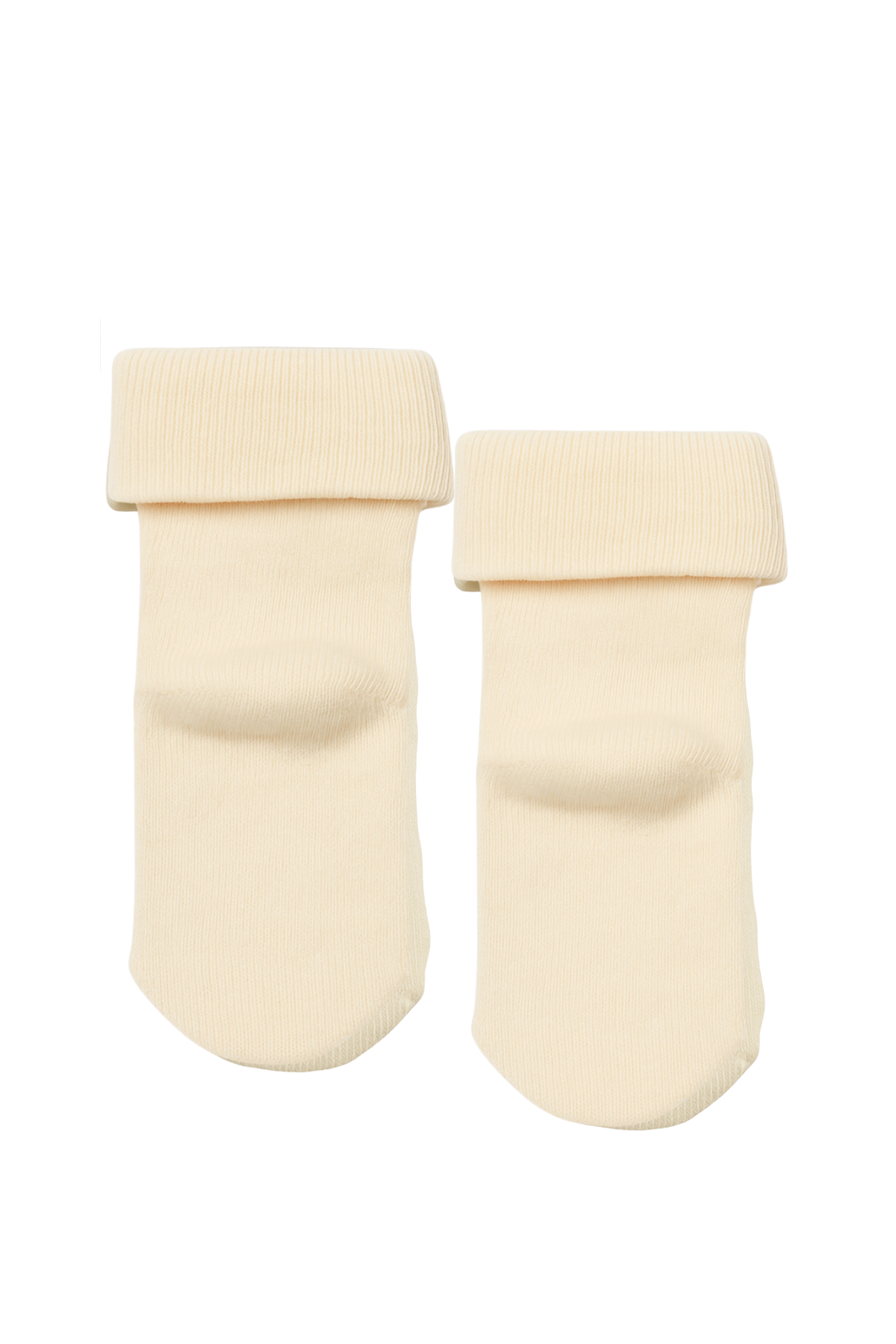 12501G1021 MANTARLI BEBEK HAVLU SOKET ÇORAP Ekru