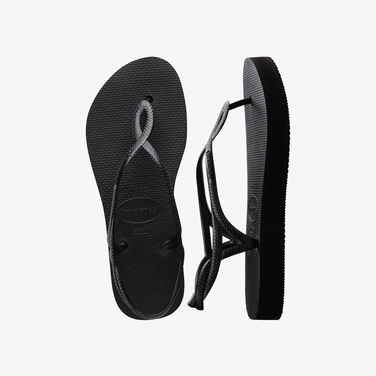 Kadın Havaianas Luna Flatform Terlik Siyah