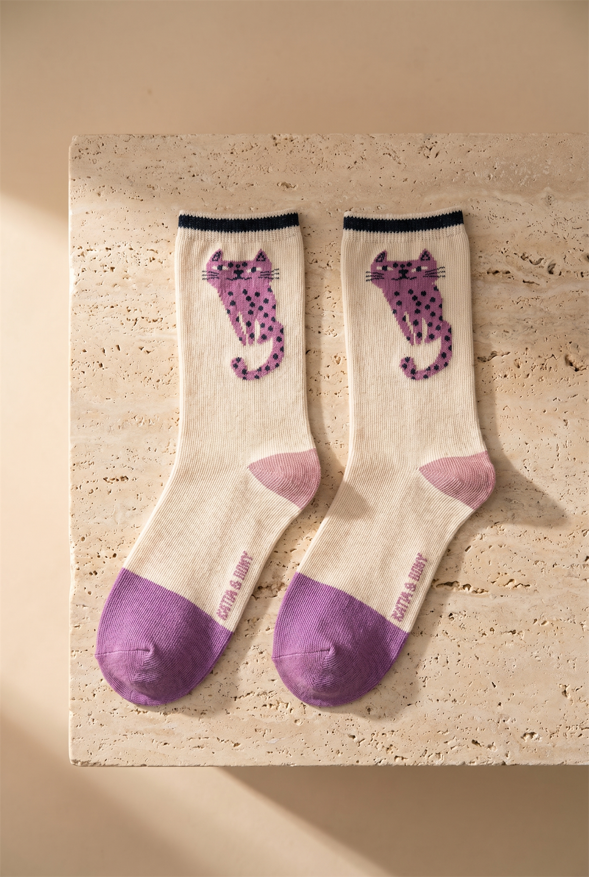 5Pck Cat Patterned Womens Socks Socks Patterned