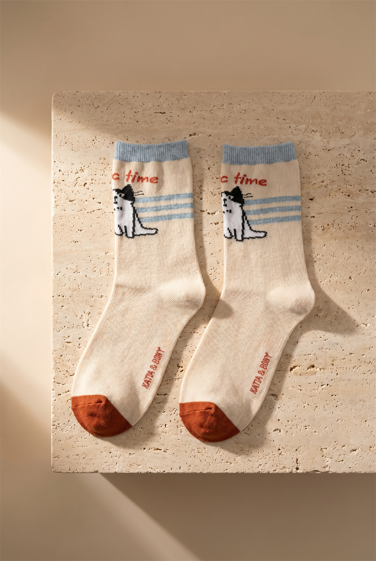 5Pck Cat Patterned Womens Socks Socks Patterned