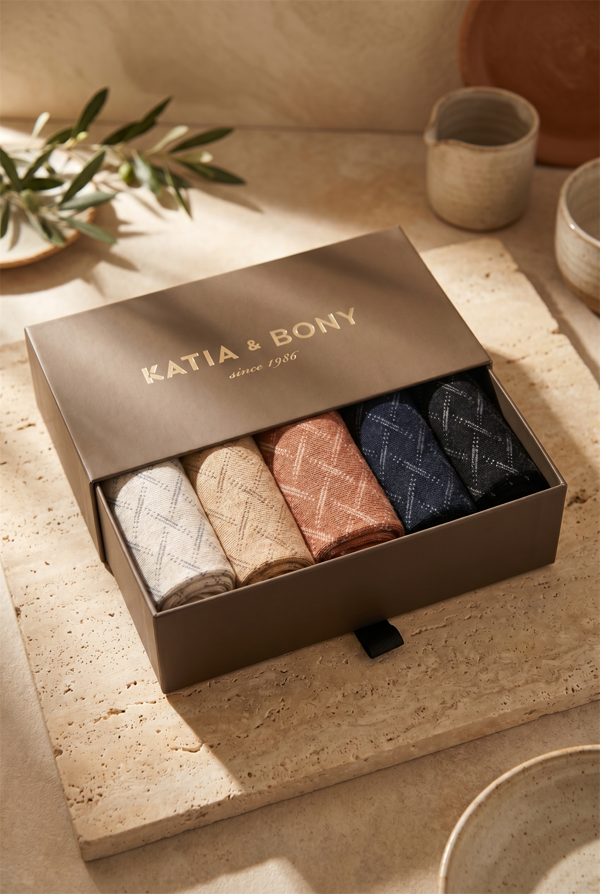 Erkek 5li Premium Kutulu Bambu Soket Çorap
