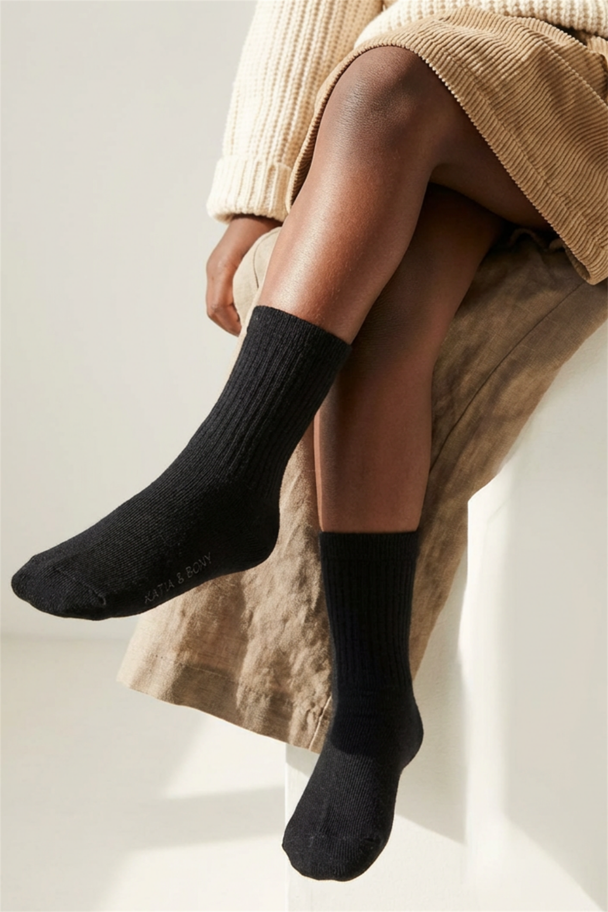 Basic Siyah Çocuk Soket Çorap
