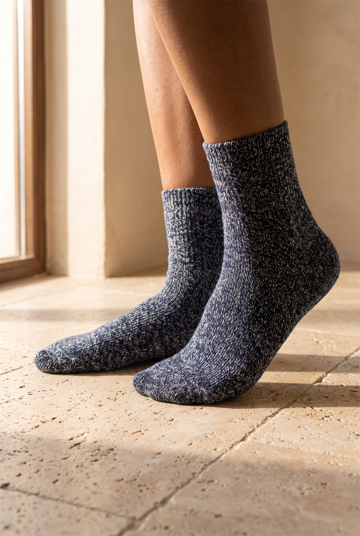 Unısex Thıck Socket-Step Socks Patterned
