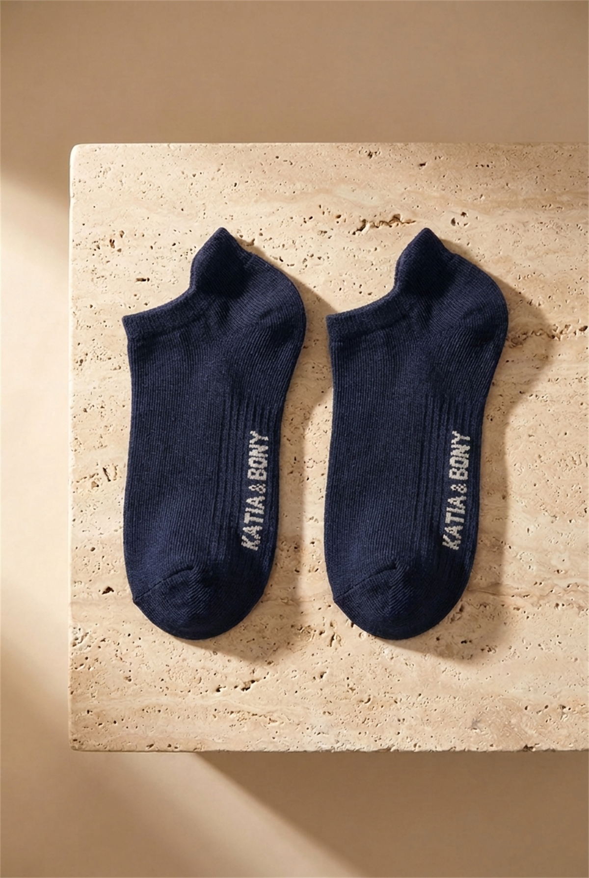 Unisex Sneaker Step Çorap Lacivert
