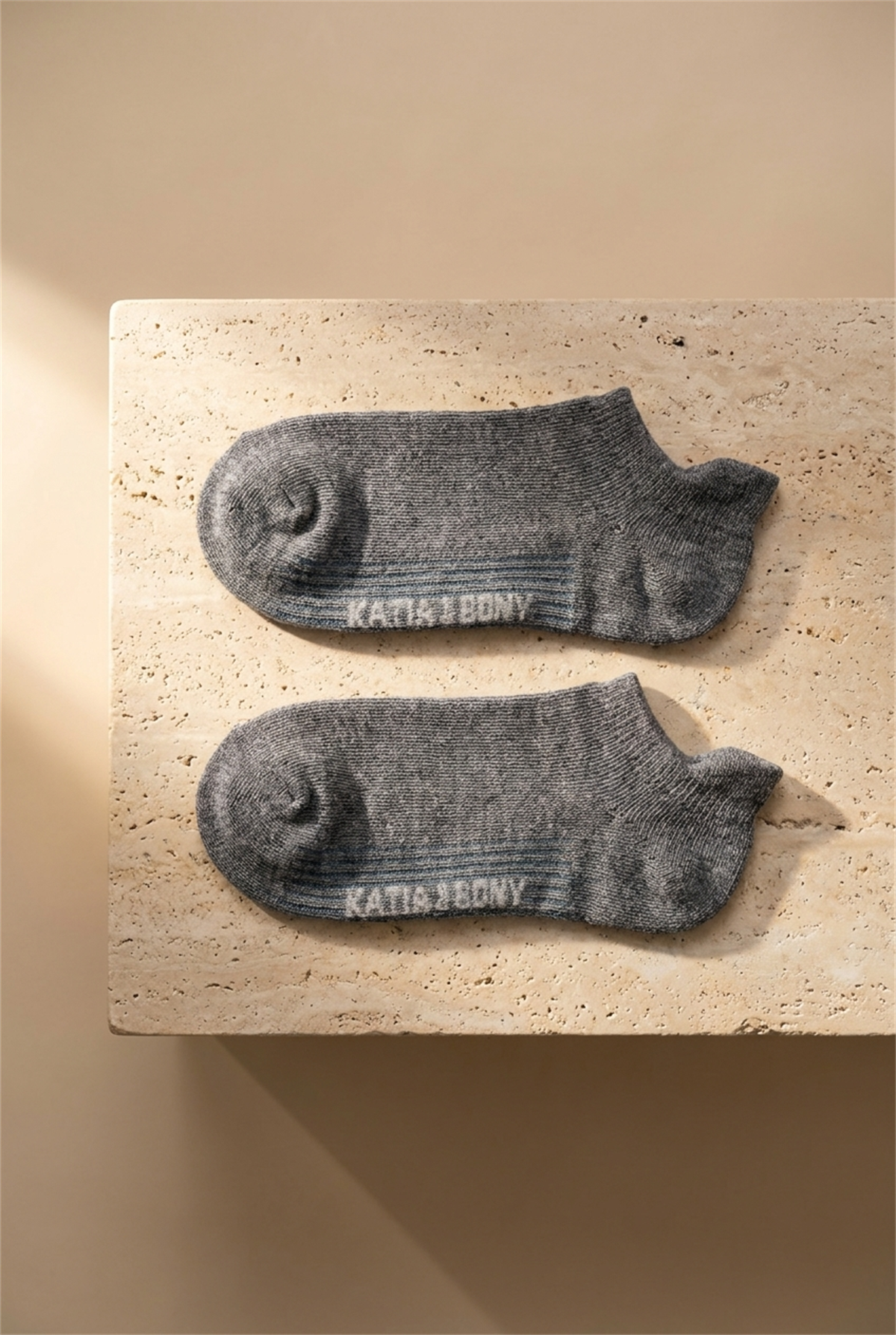 Unisex Sneaker Step Çorap Koyu Gri