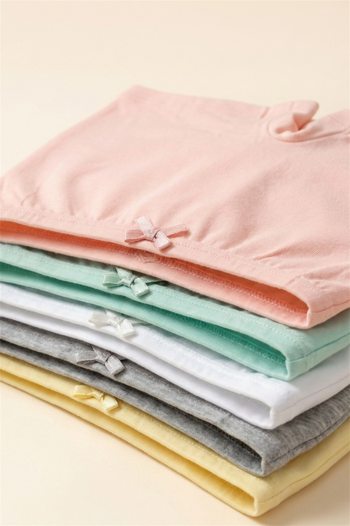 Pack Of 5 Girls Boxers Multicolor