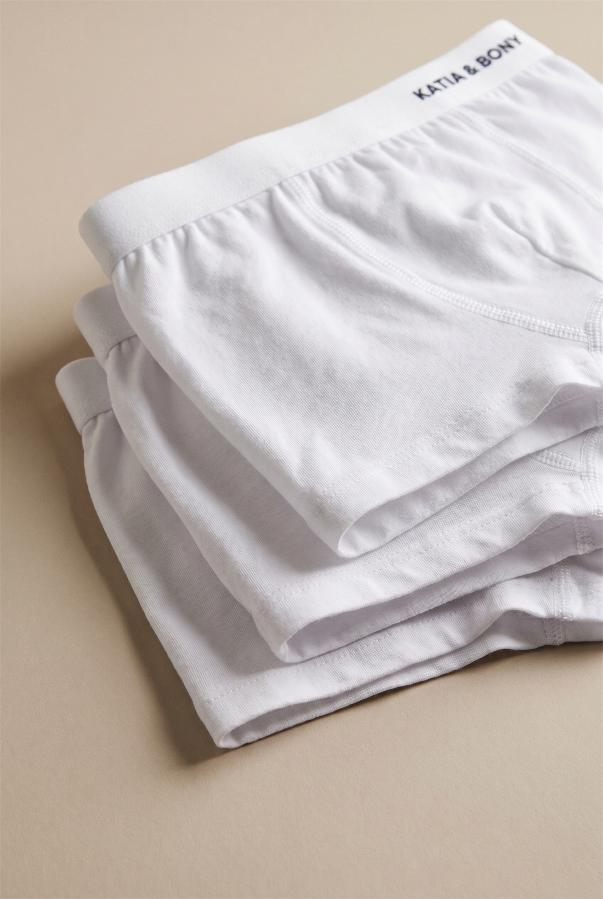 3lü Paket Basic Kutulu Erkek Çocuk Boxer Beyaz