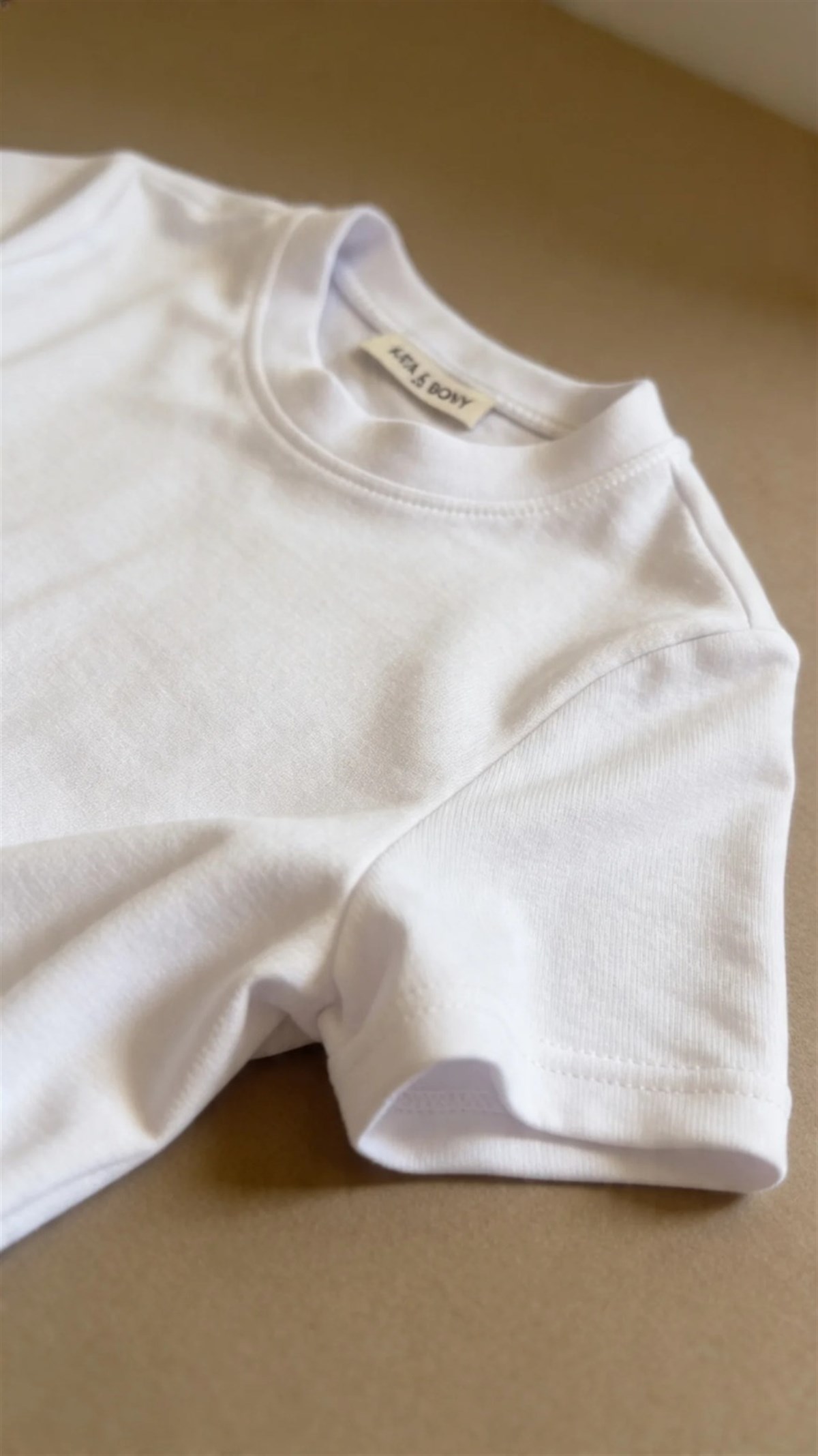 12610E2003 MODAL ÇOCUK T-SHIRT Beyaz