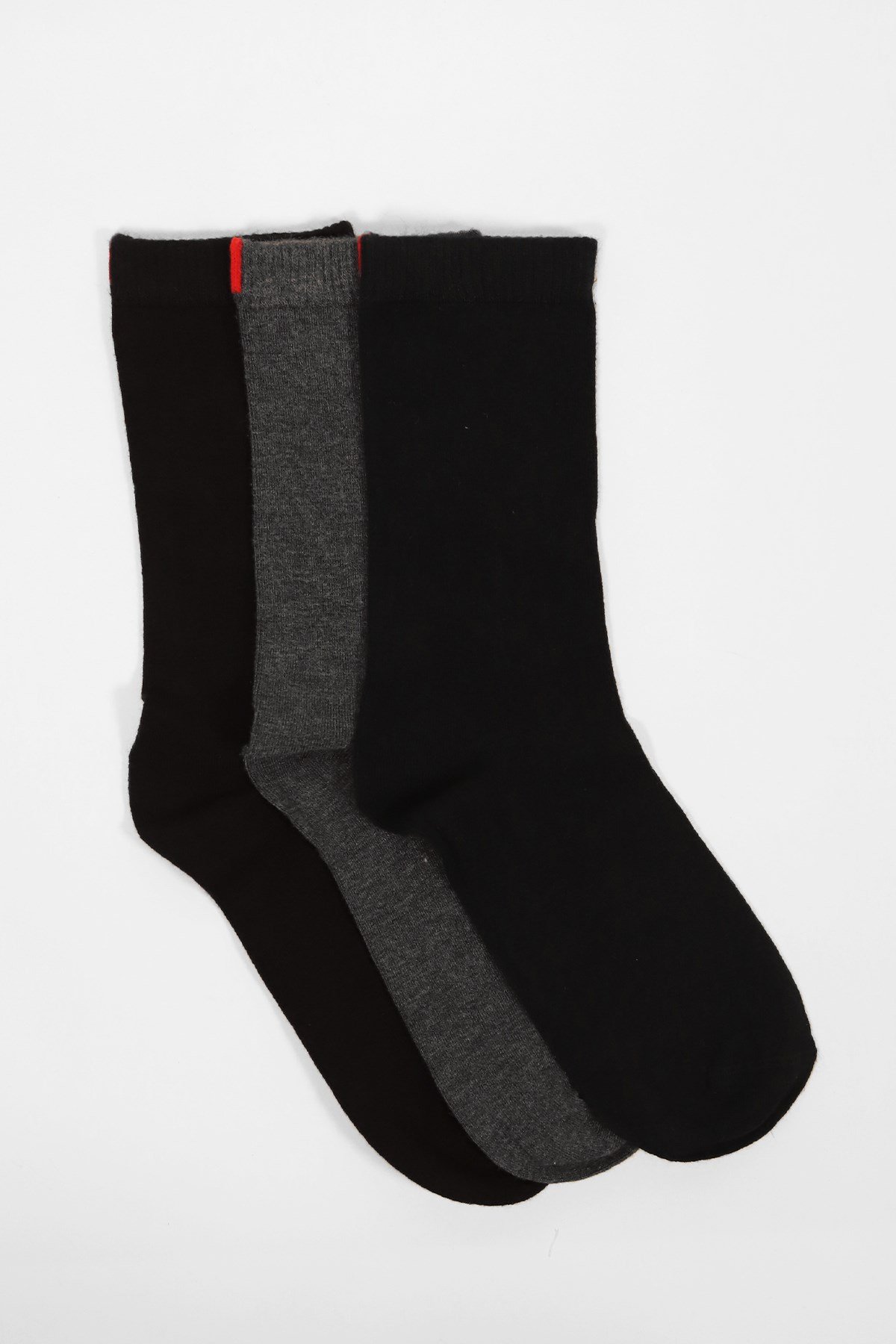 Womens 3-Pack Harold Bamboo Ankle Socks Anthracite-Navy-Black