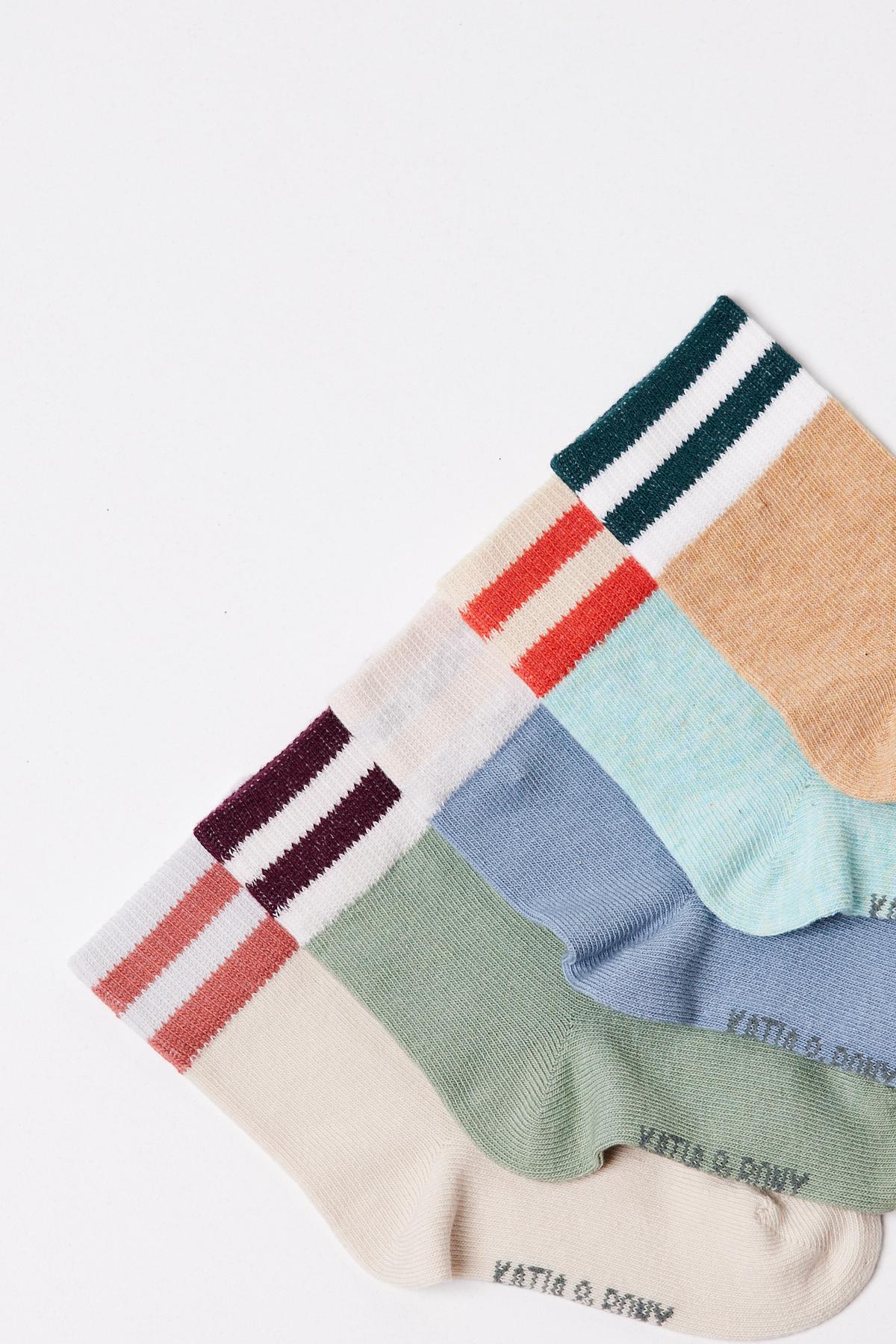 Baby 5-Piece Striped Sock