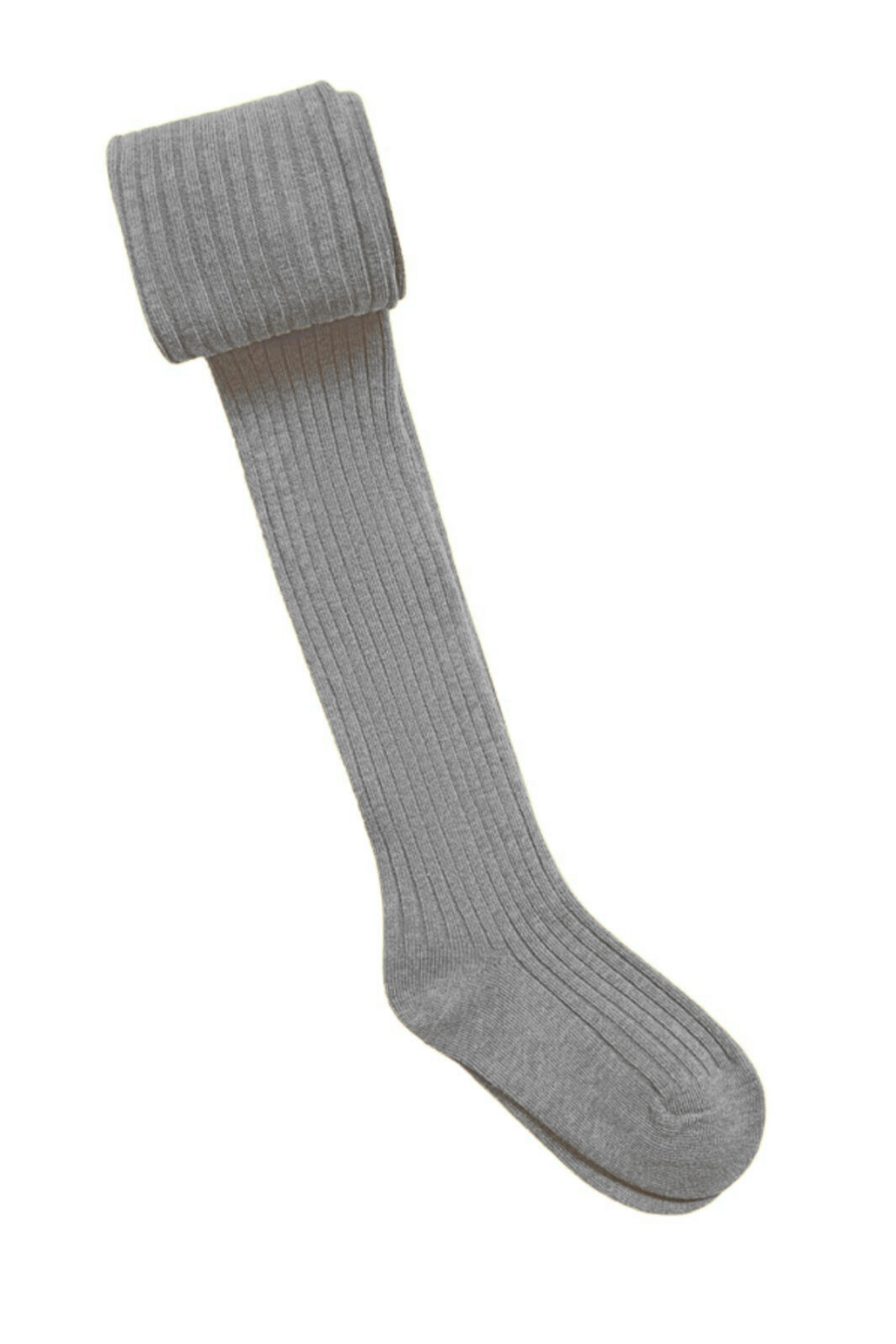 Bebek Derby Pamuklu Külotlu Çorap Gri
