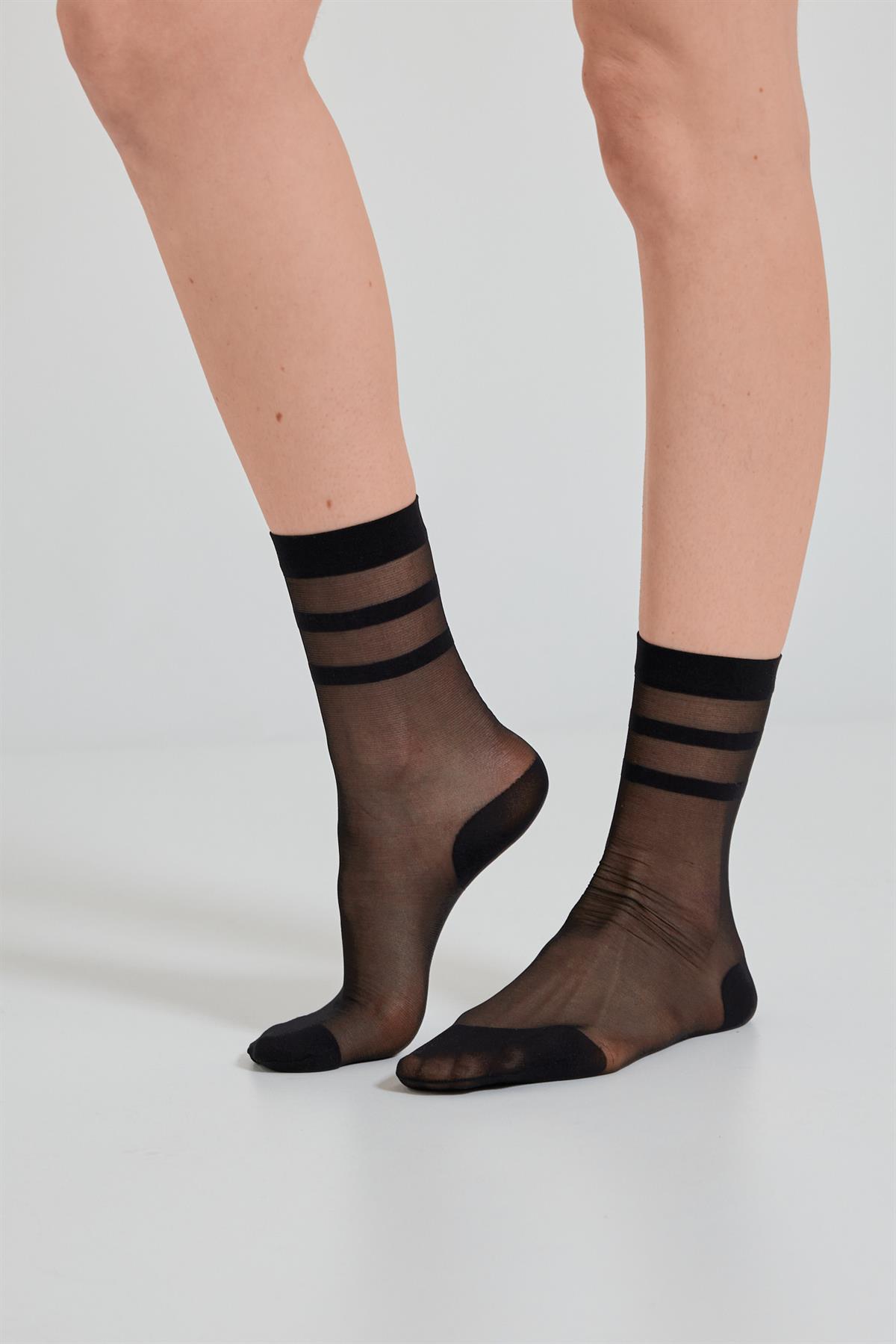 Womens Thin Sock with Ring