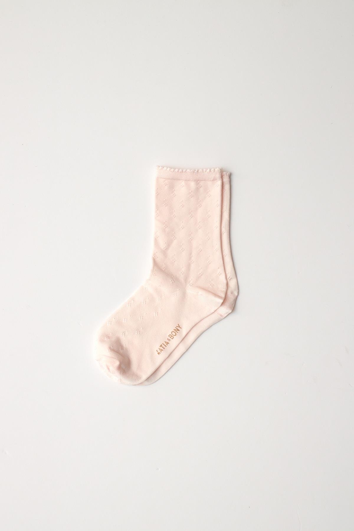Girls Viscose Sock Socks Light Pink