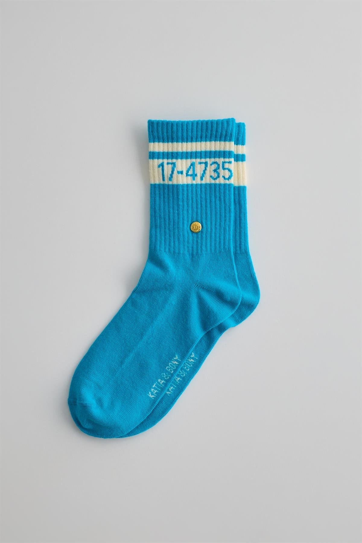 Women’s Striped Ankle Socks Blue