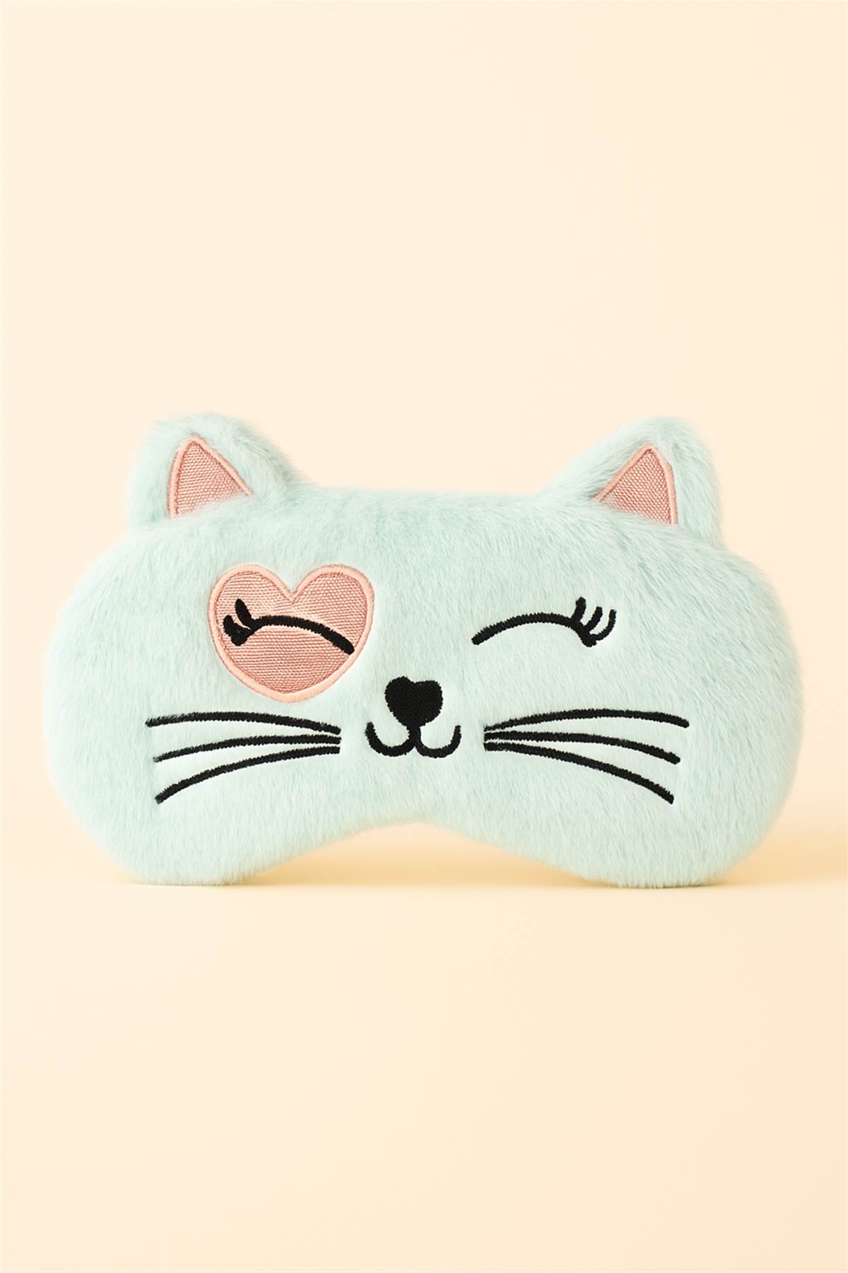 Simli Kulaklı Göz Uyku Bandı Mavi