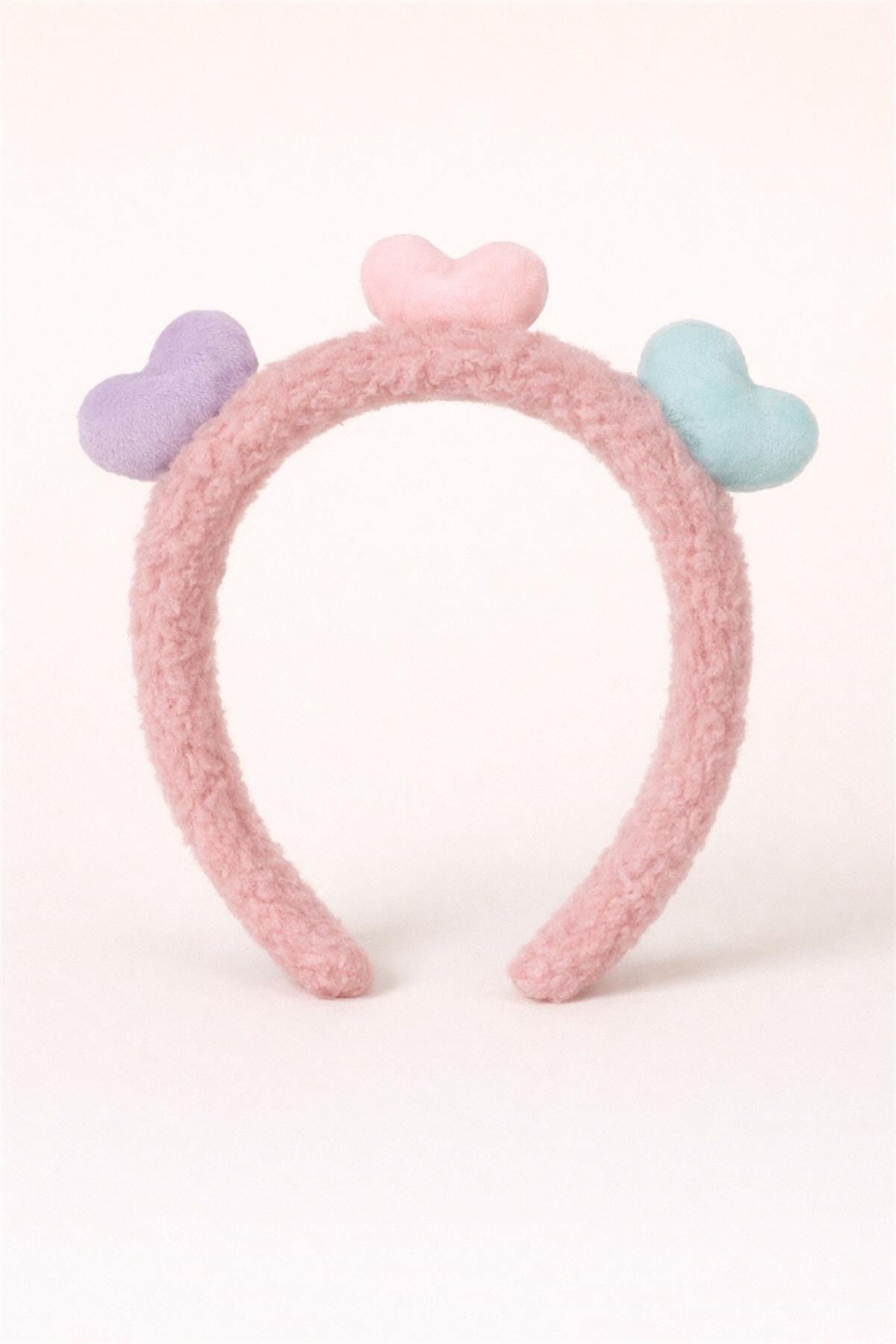 Crown Pink With Colorful Heart Accessory