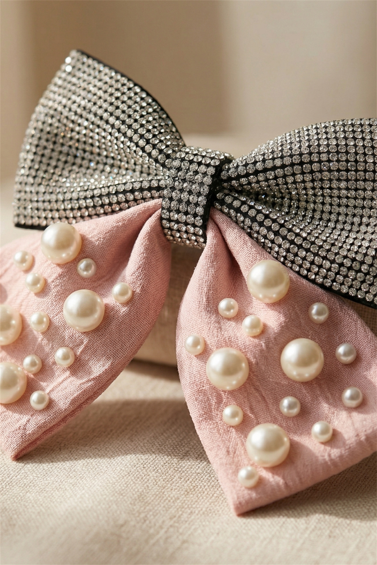 Pearl And Stone Vending Buckle Light Pink