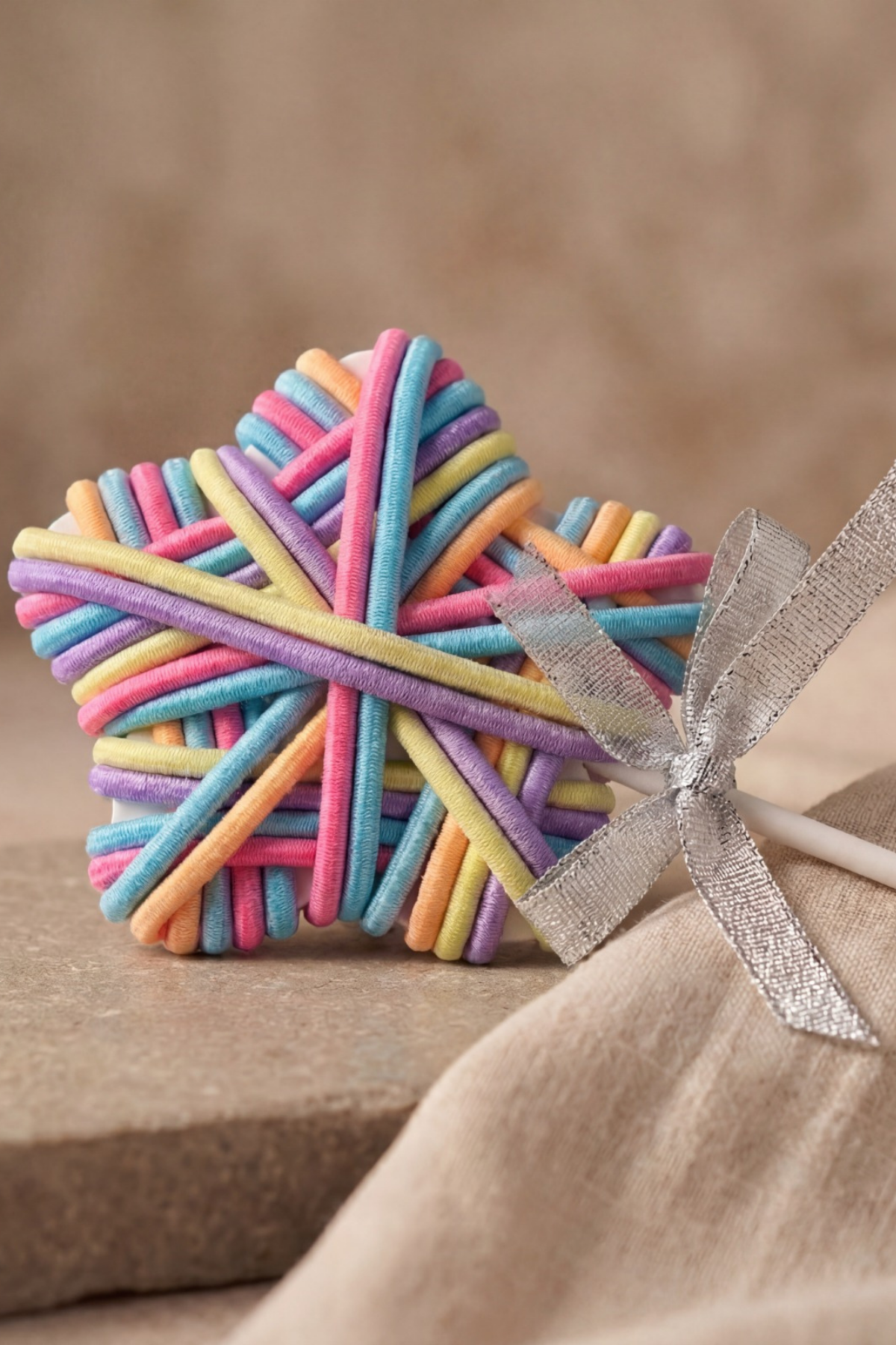 Candy Shape Rubber Buckle Set Blue Mix