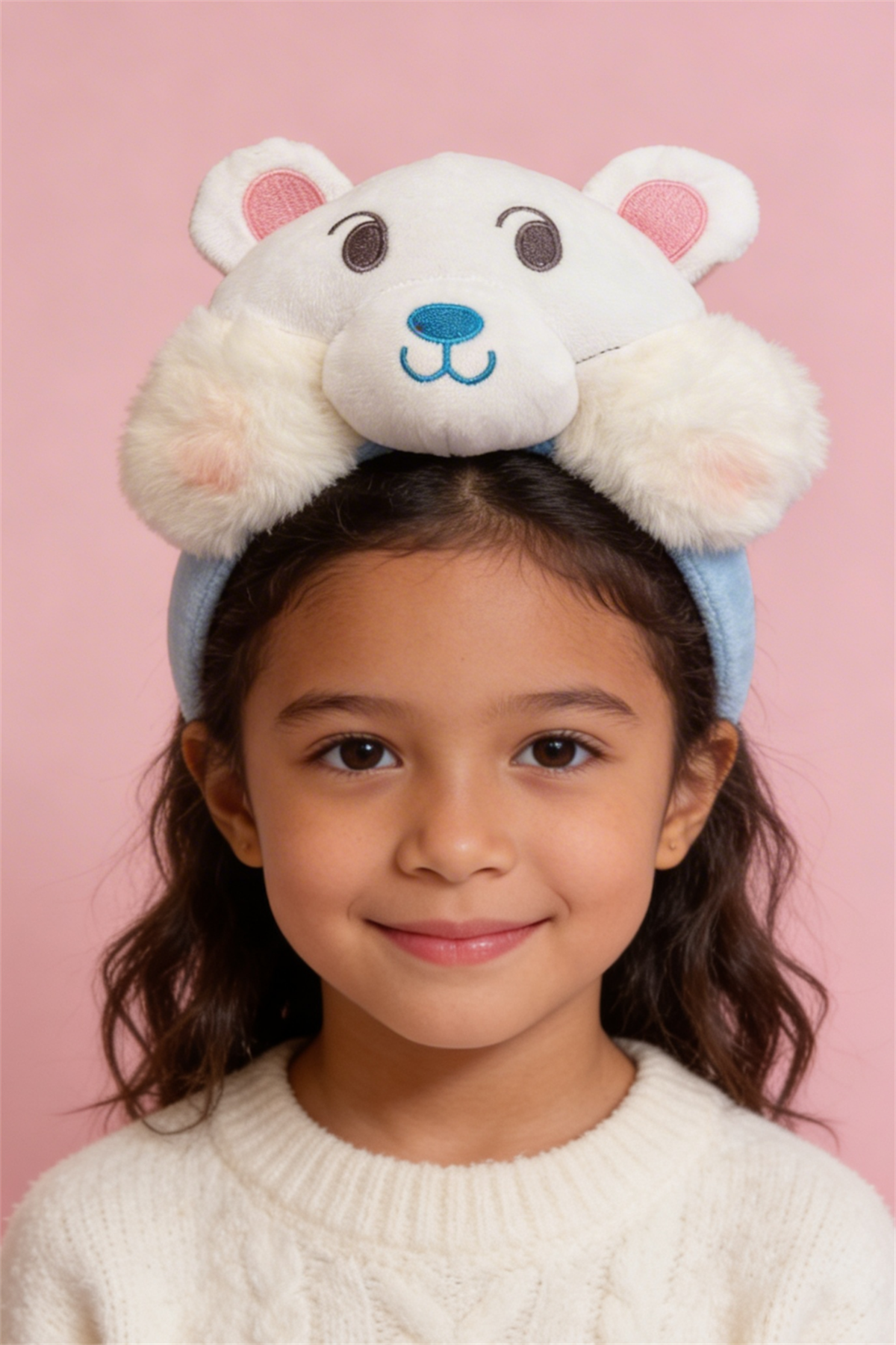 Tavşan Kulaklı Mavi Çocuk Taç