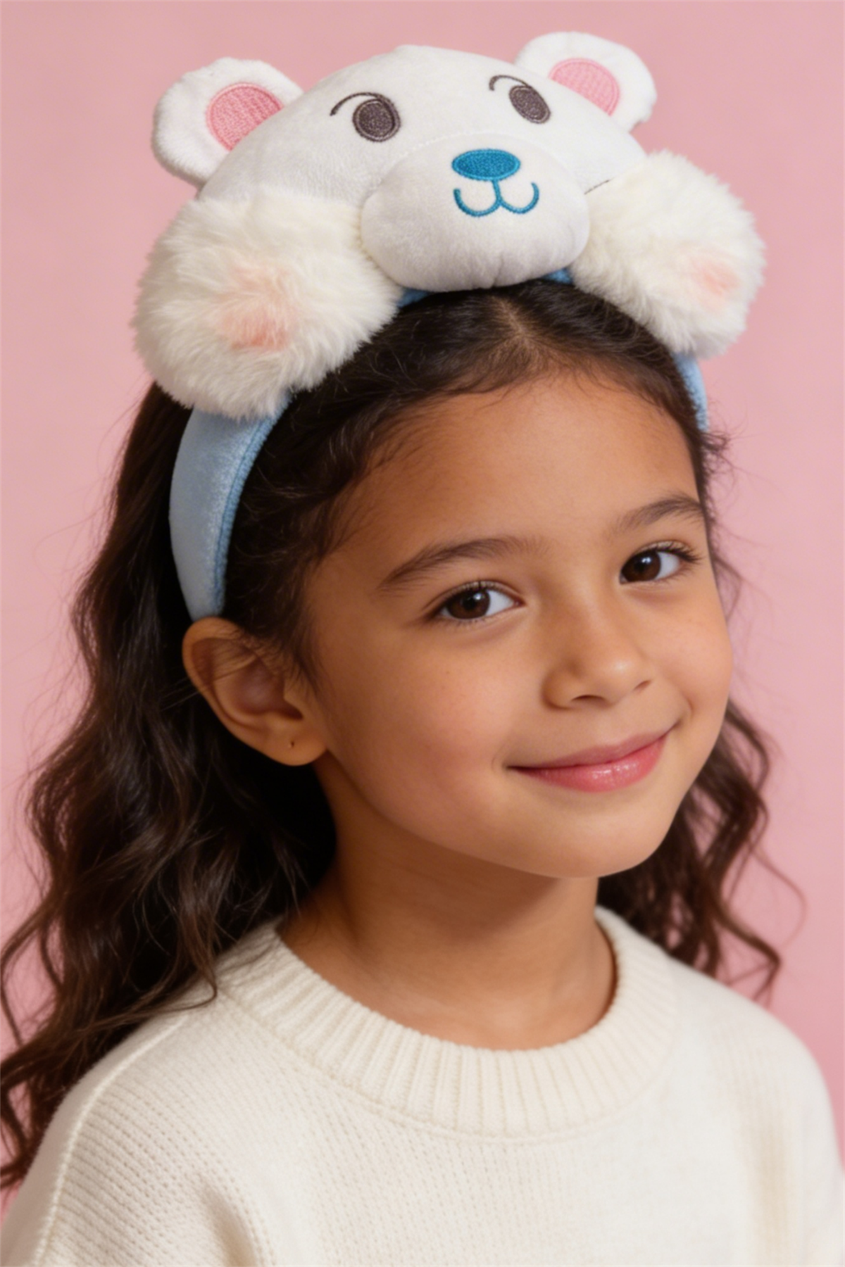 Tavşan Kulaklı Mavi Çocuk Taç