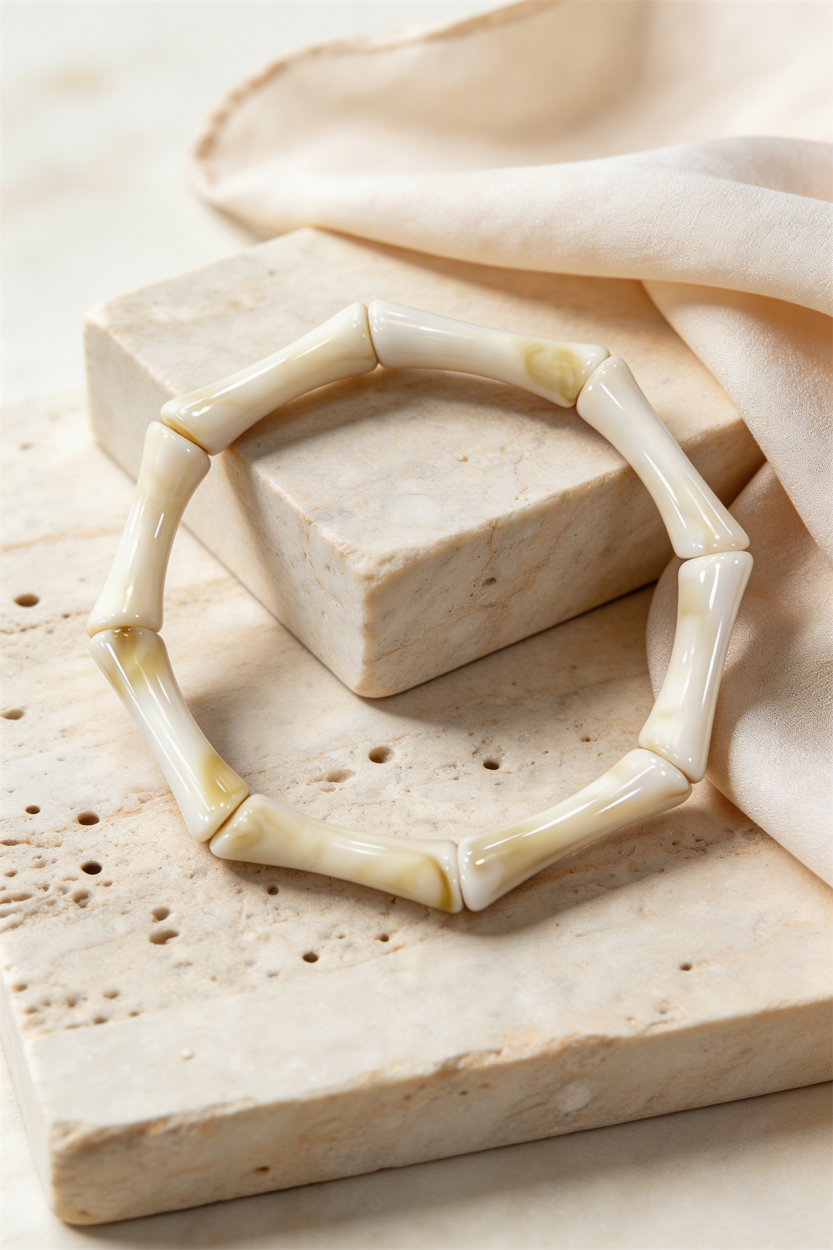 Womens Bone Ecru Bracelet