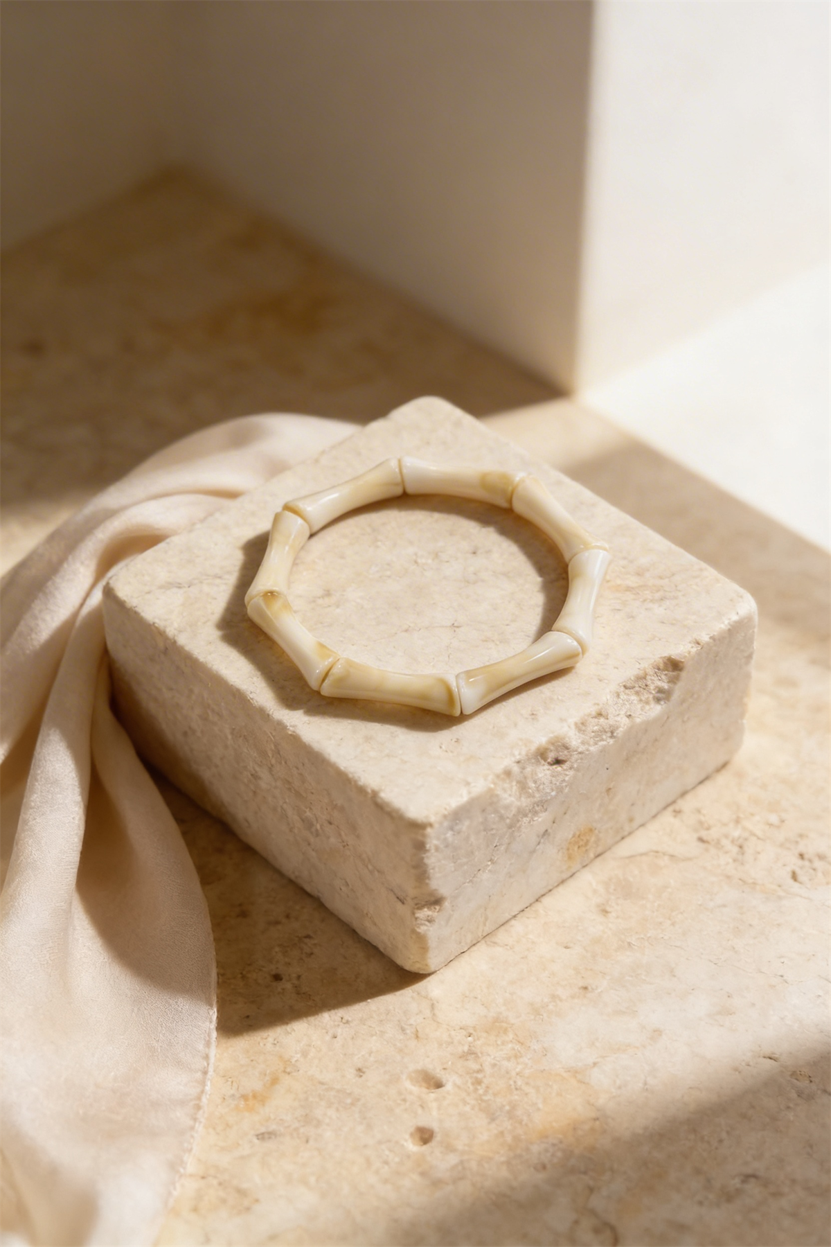 Womens Bone Ecru Bracelet