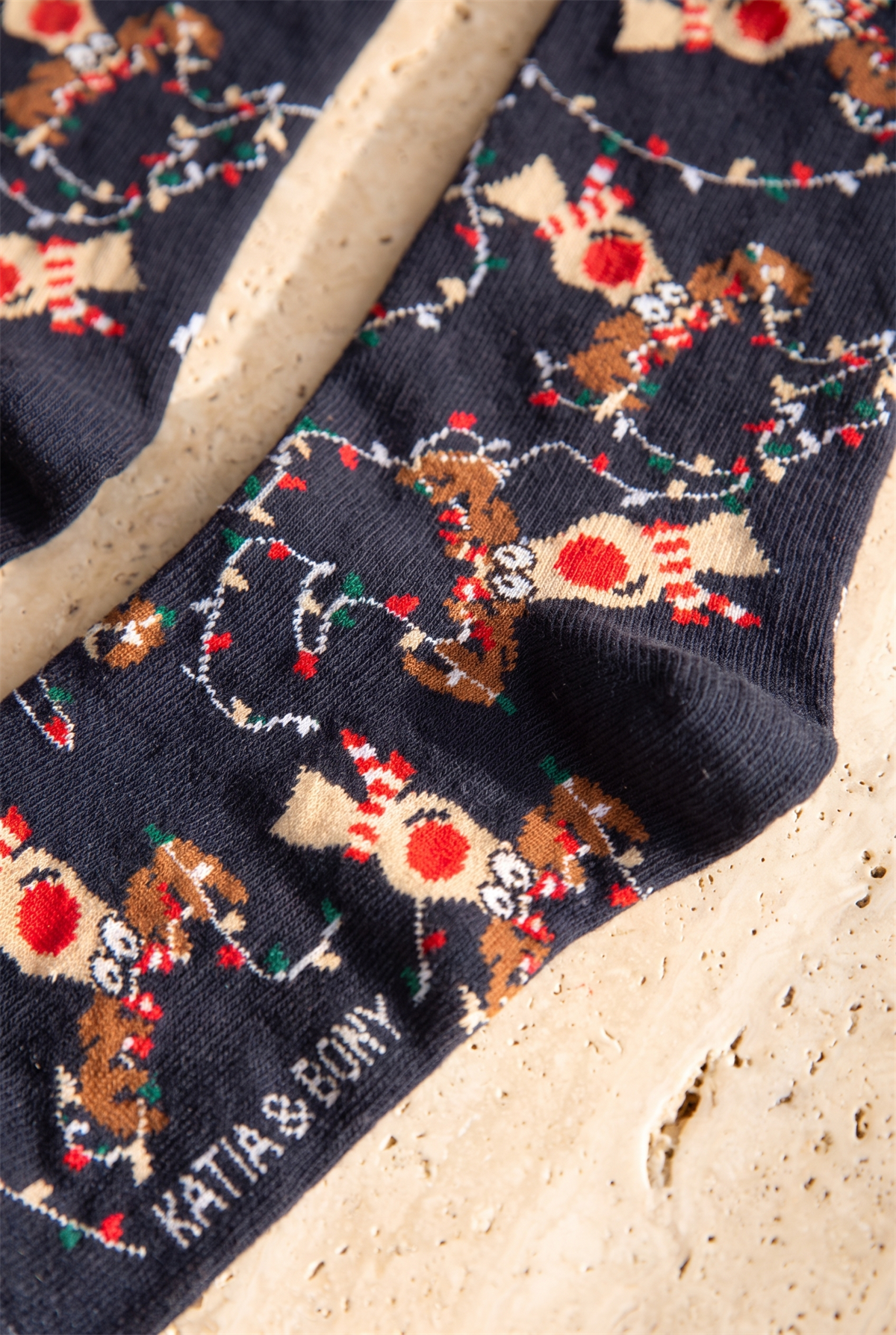 Deer Boxed New Year Unısex Socks Multıcolored