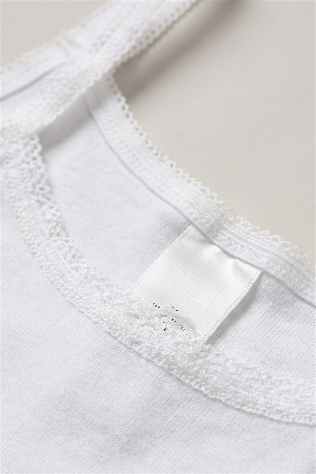 Pack Of 2 Basic Ribbed White Girls Undershirt