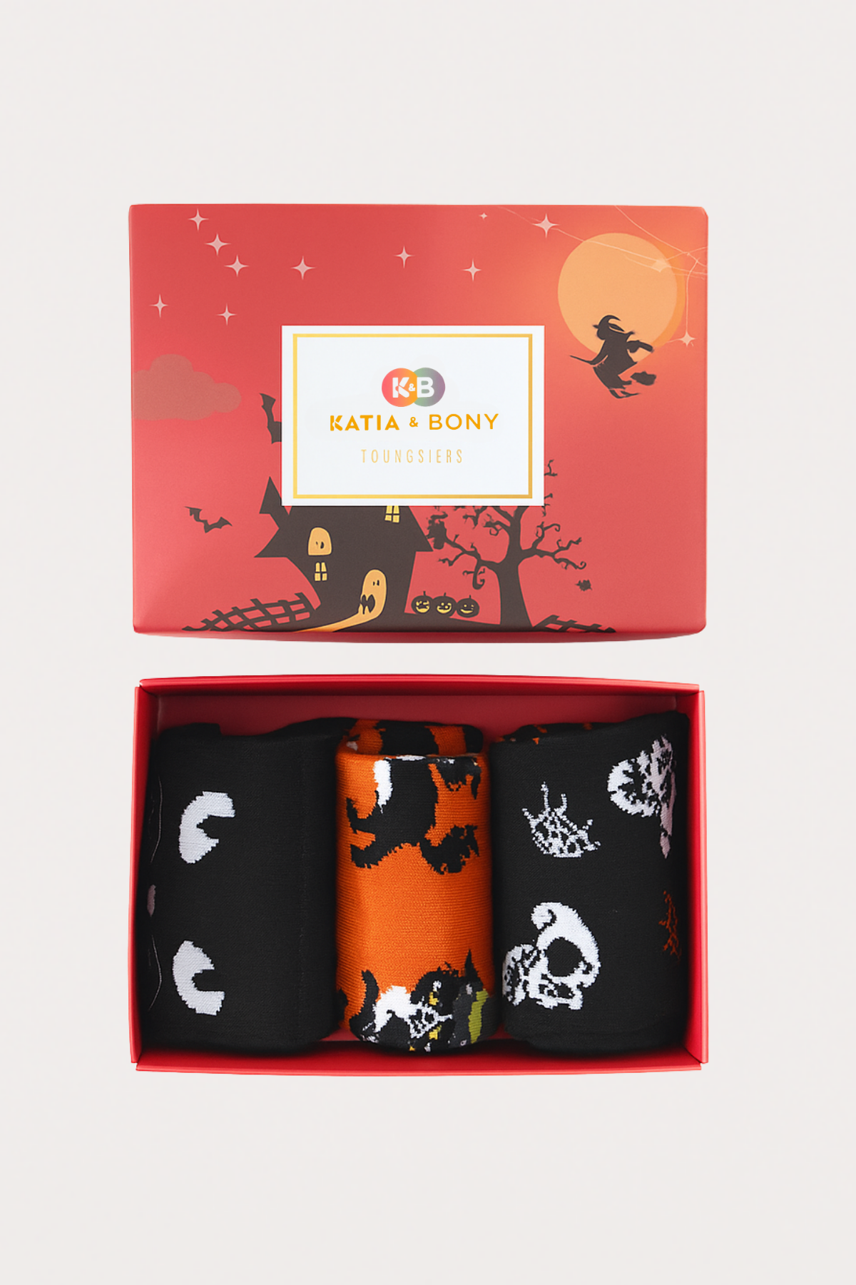 3-Pack Halloween Box Children’s Patterned Socks