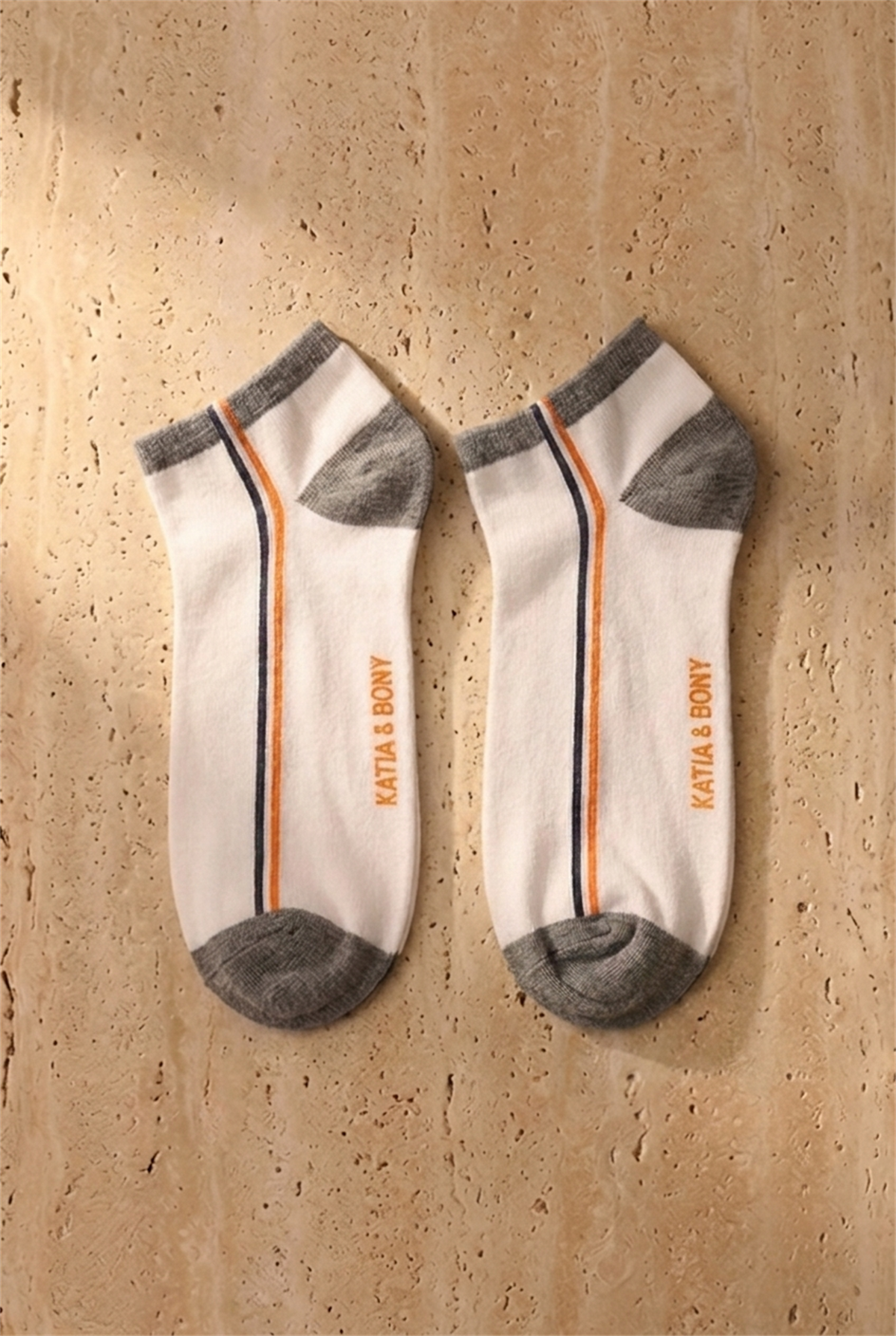 3 lü Paket Way Men Step Çorap White