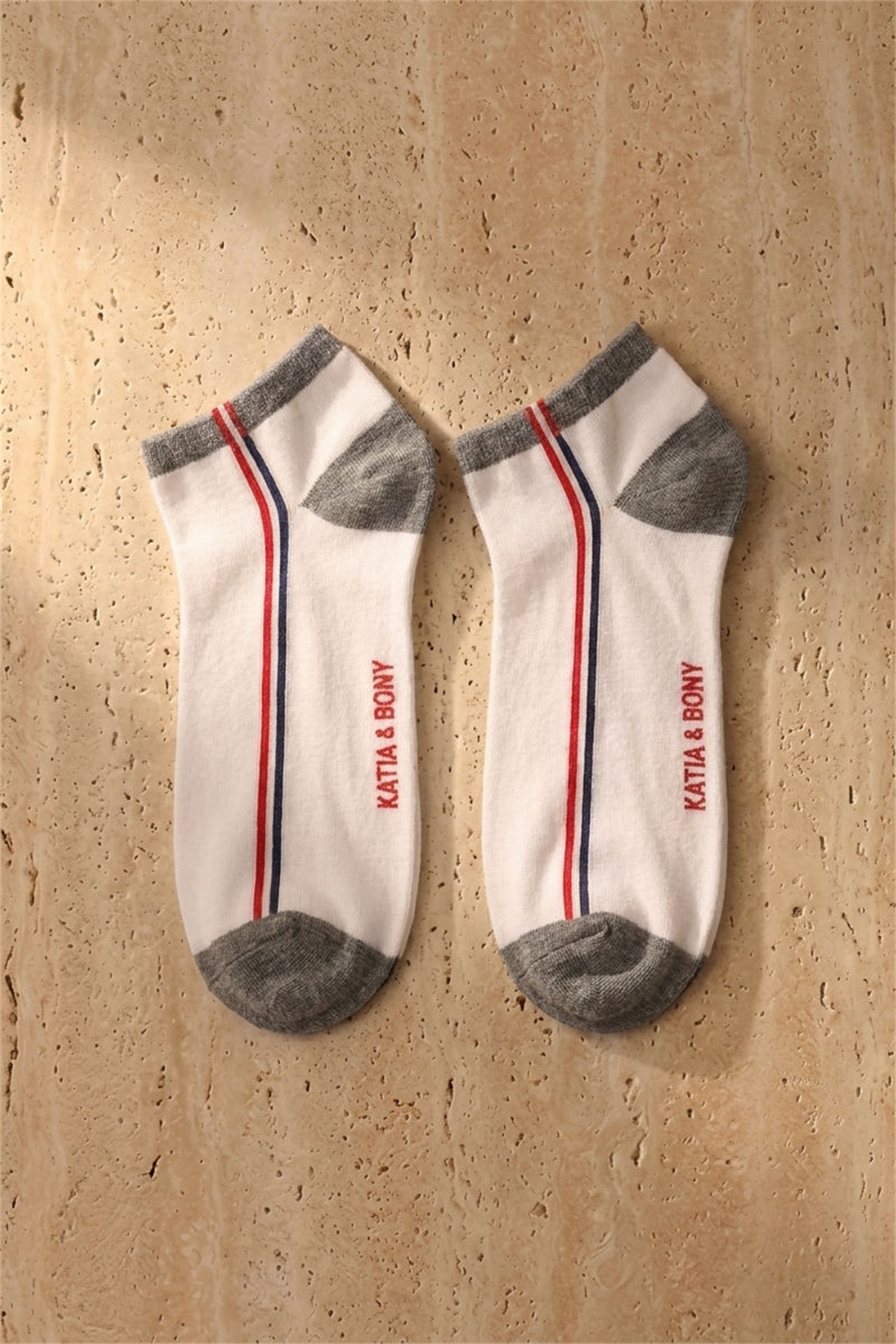 3 lü Paket Way Men Step Çorap White