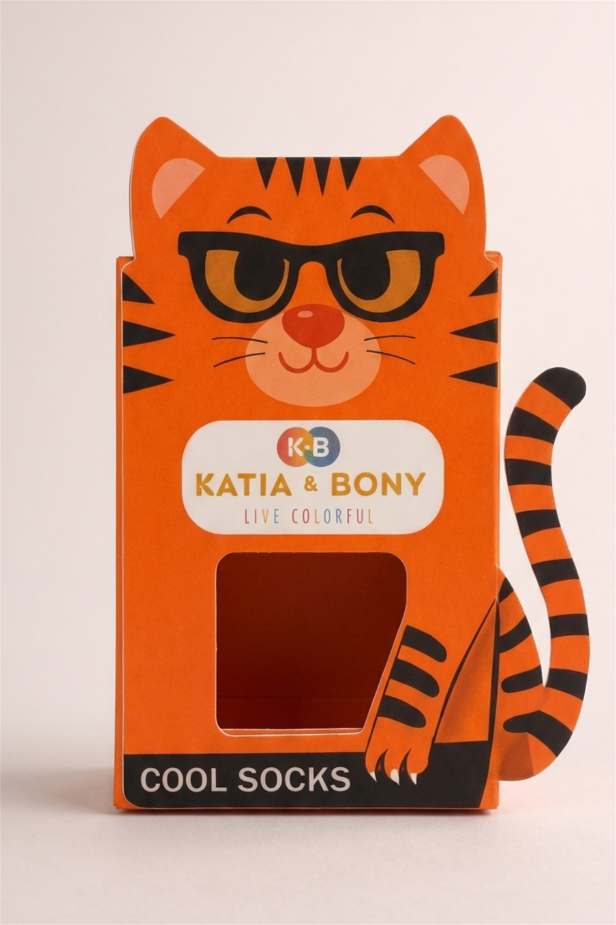 3D Kedi Desenli Çocuk Hediye Kutusu