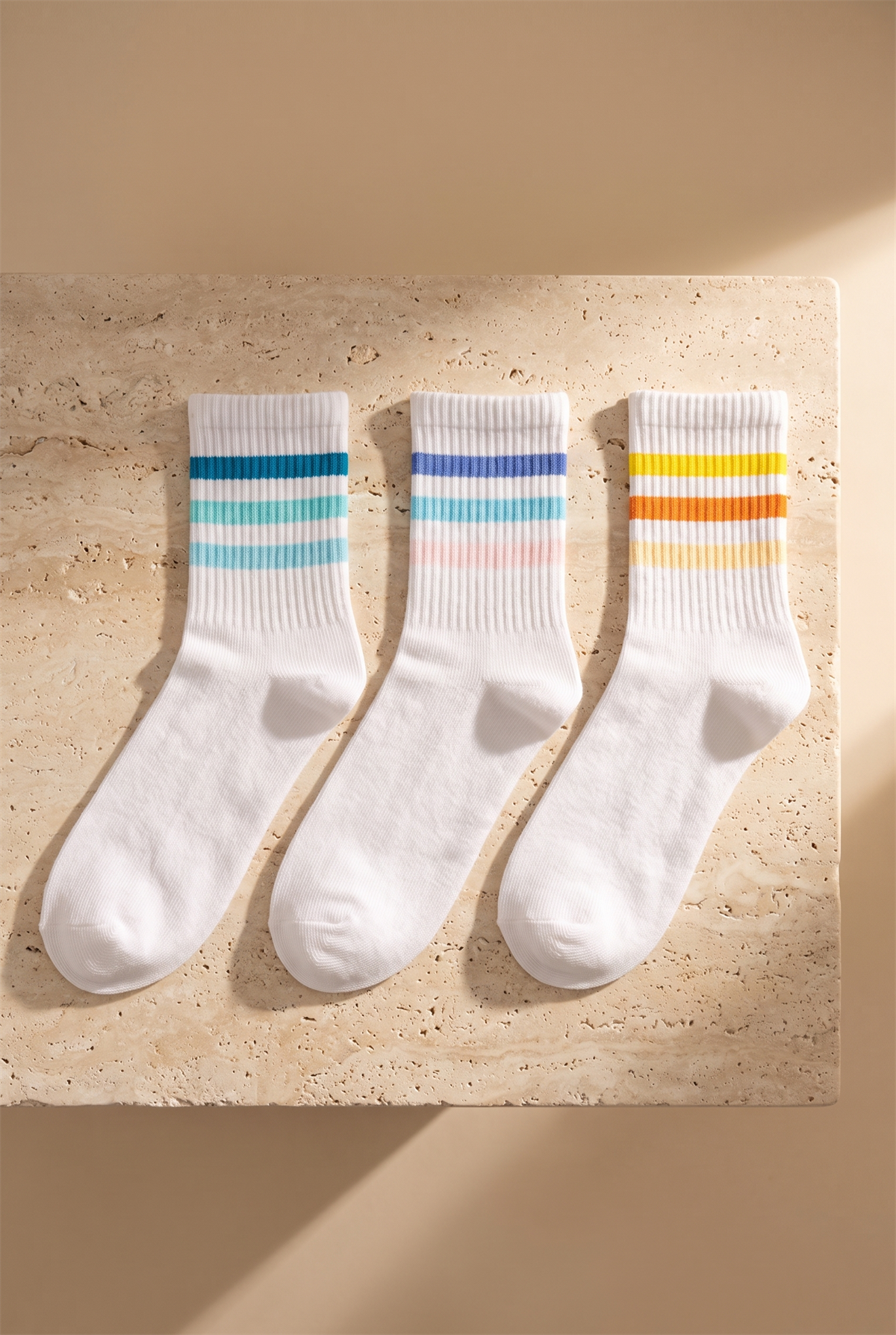 3-Piece Womens Sock Socks Mix