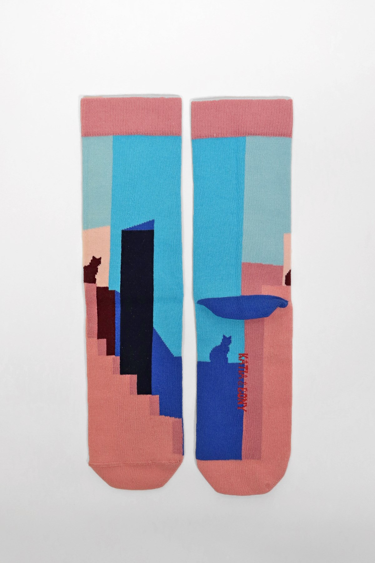 3lü Paket Art Teddy Box Unisex Soket Çorap Desenli