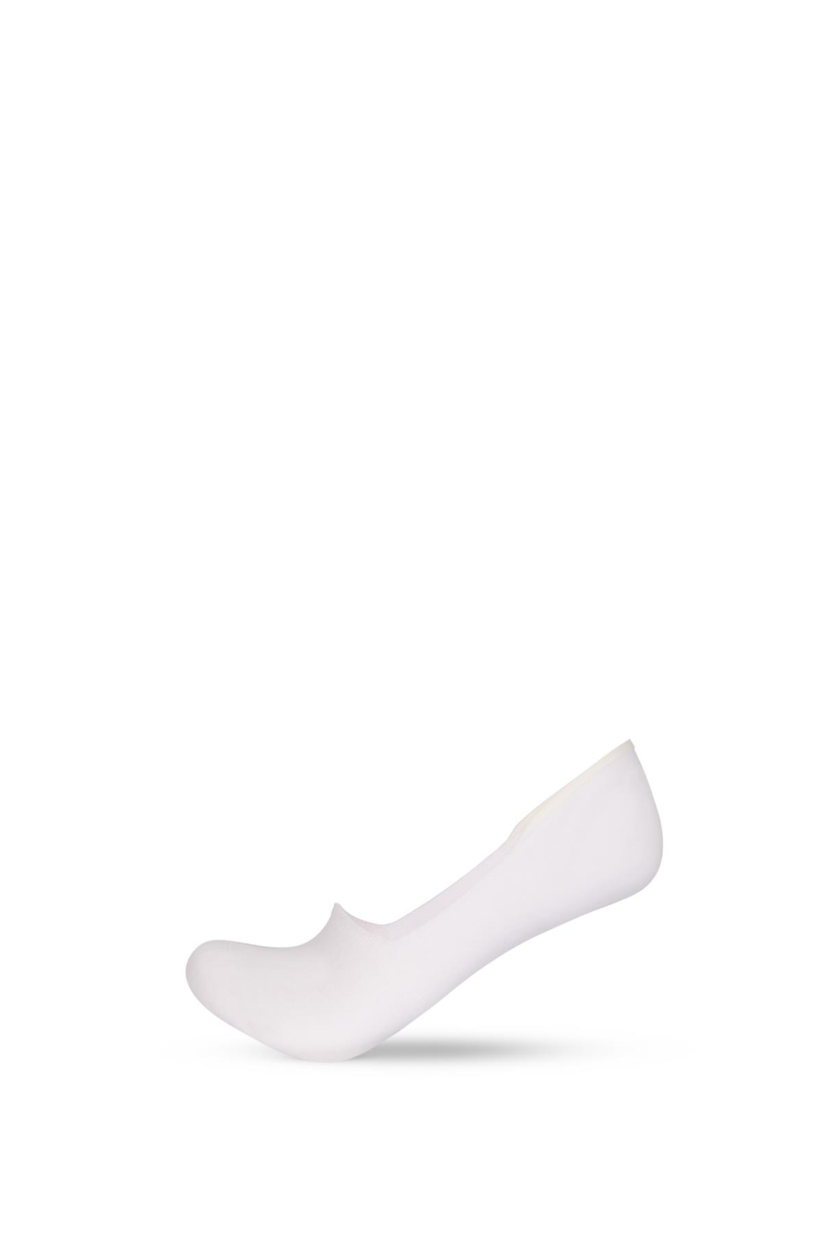 3lü Paket Basic Erkek Görünmez Çorap Beyaz/Beyaz/Beyaz