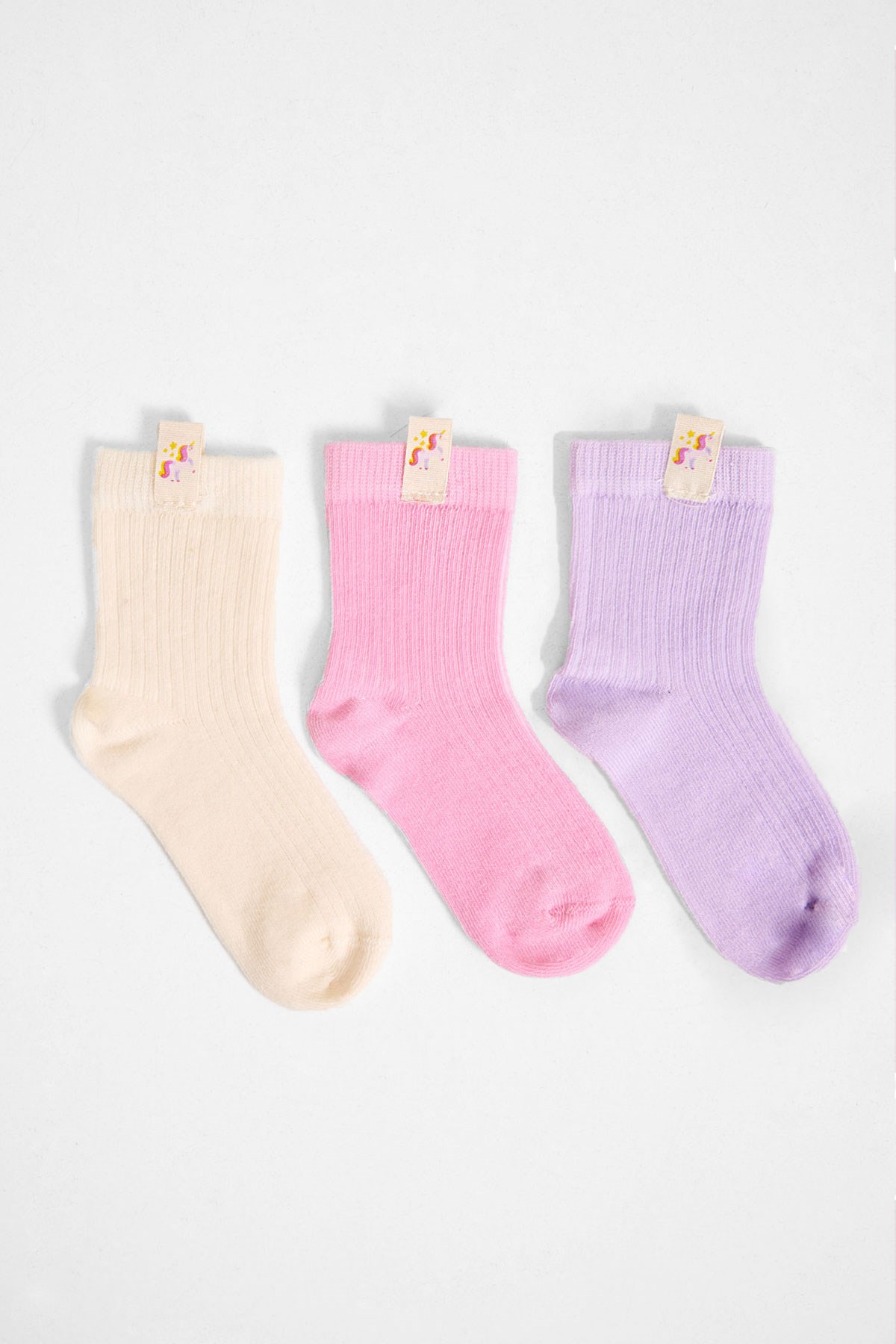 3lü Paket Fairytale Bebek Soket Çorap
