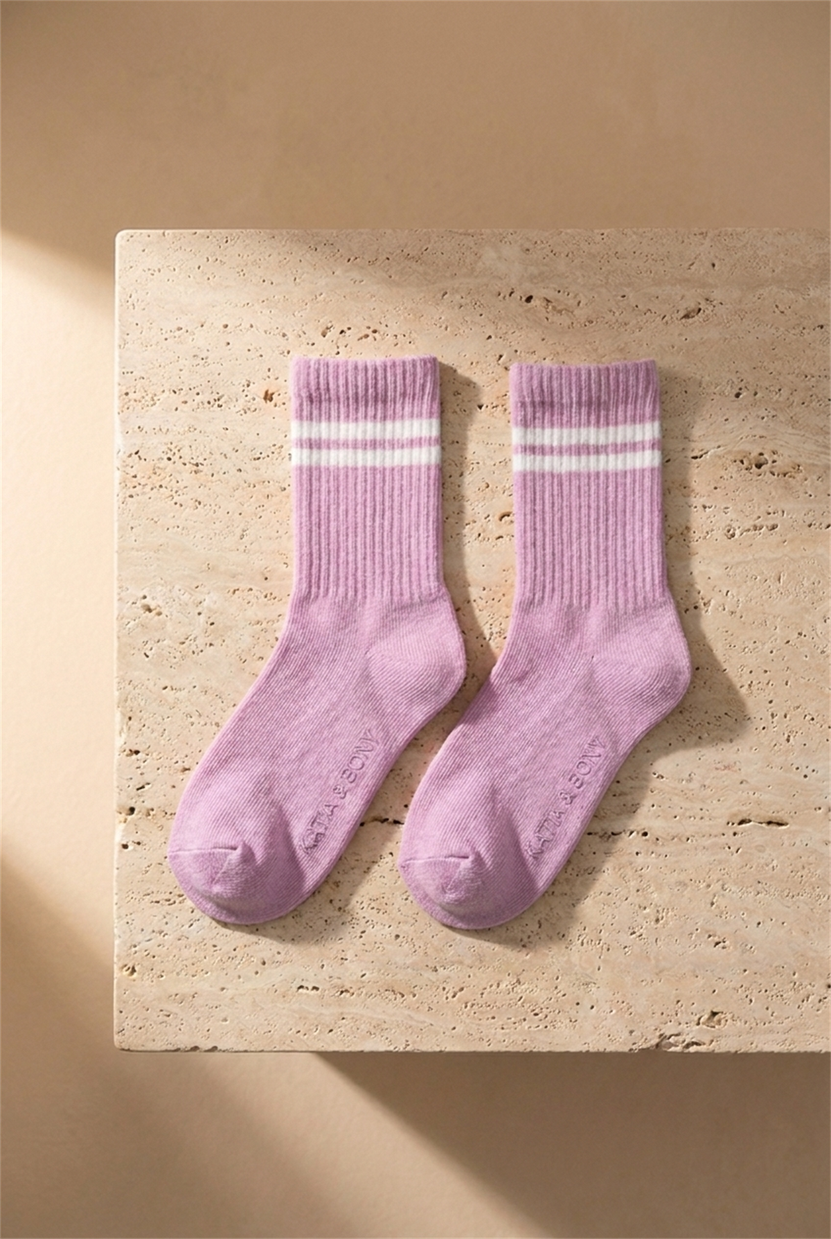 3lü Paket Kız Çocuk Şeritli Soket Çorap