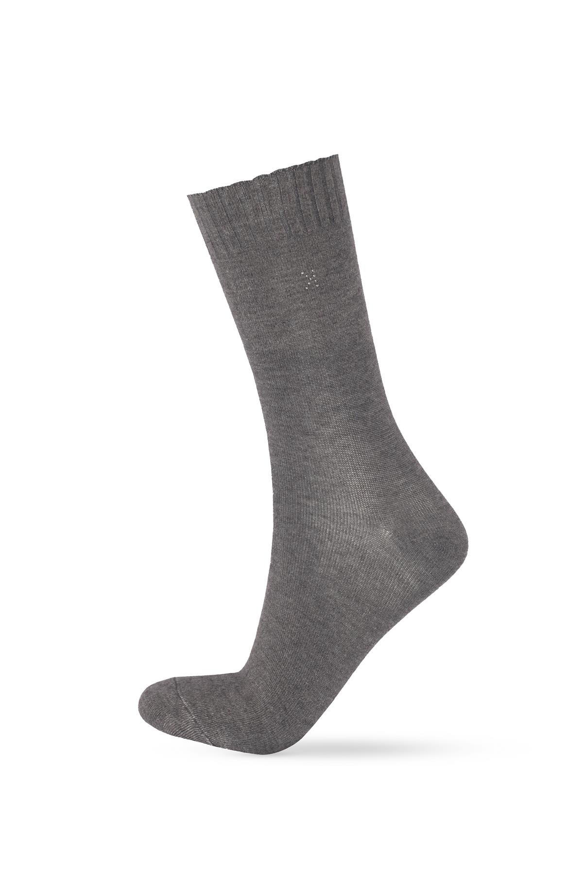 Womens 3-Pack Melissa Modal Ankle Socks Anthracite - Powder Pink - Grey Melange