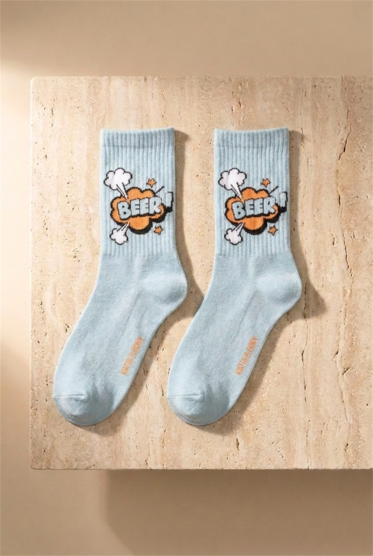 4 lü Paket Desenli Soket Çorap Çok Renkli
