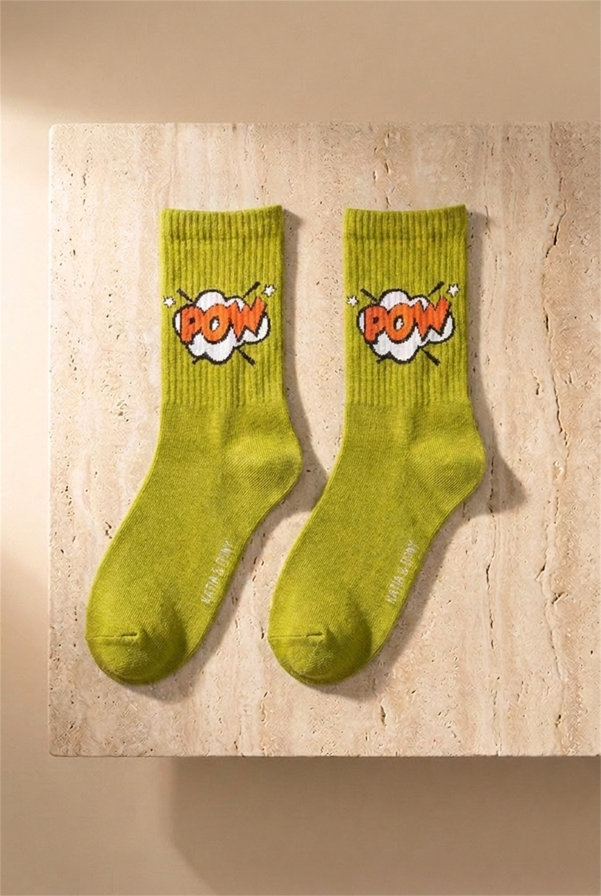 4 lü Paket Desenli Soket Çorap Çok Renkli