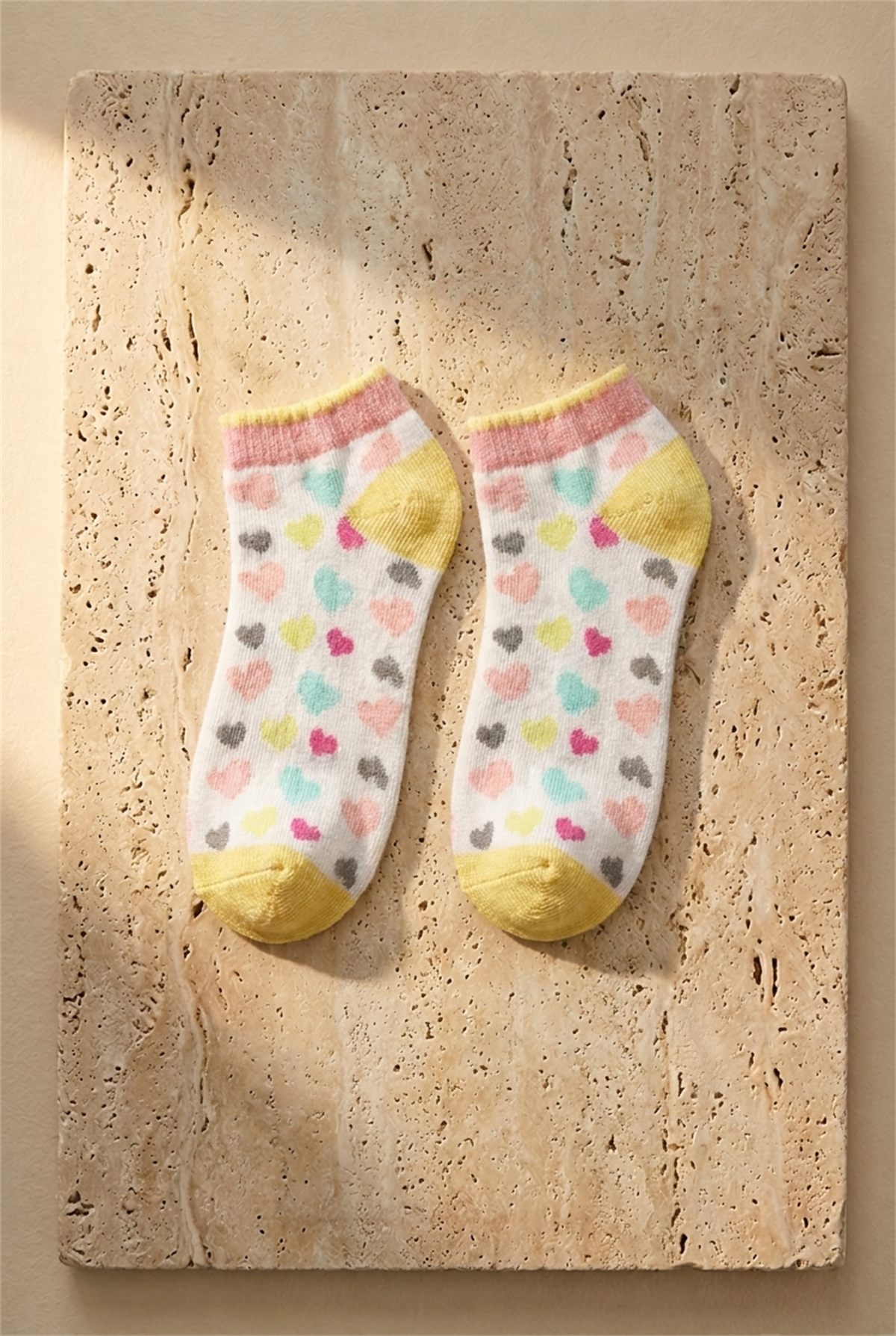 4 lü Paket Lazy Koala Kız Çocuk Patik Çorap Desenli