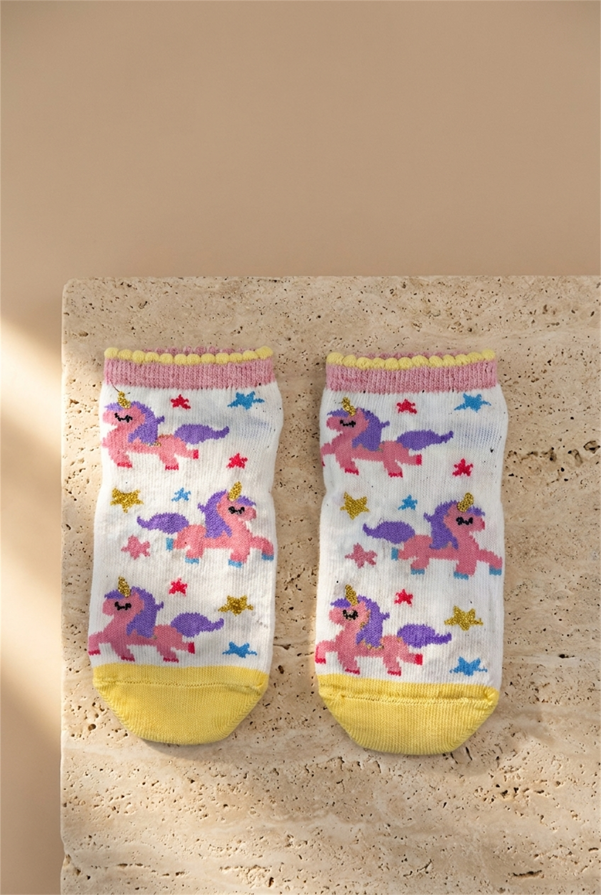 Kız Çocuk 4lü Magical Time Patik Çorap