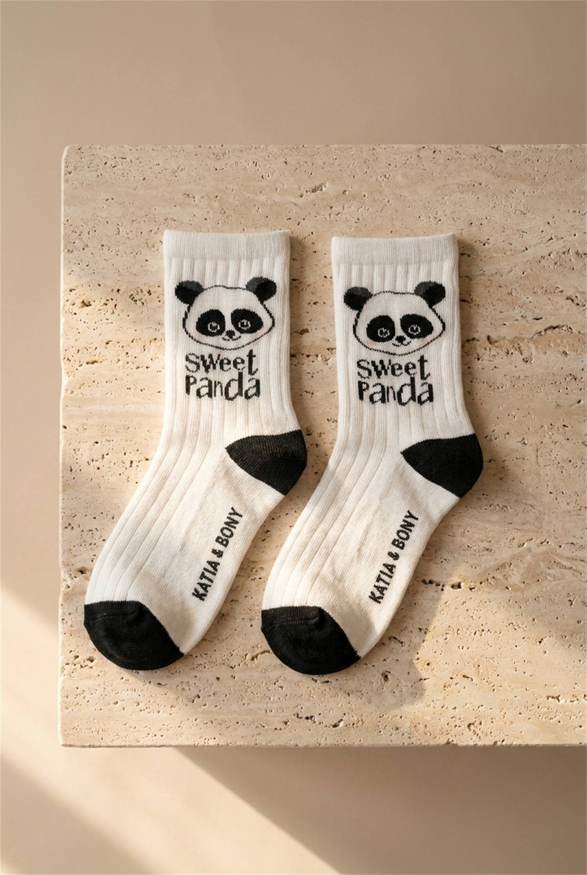 4lü Paket Panda Desenli Çocuk Soket Çorap