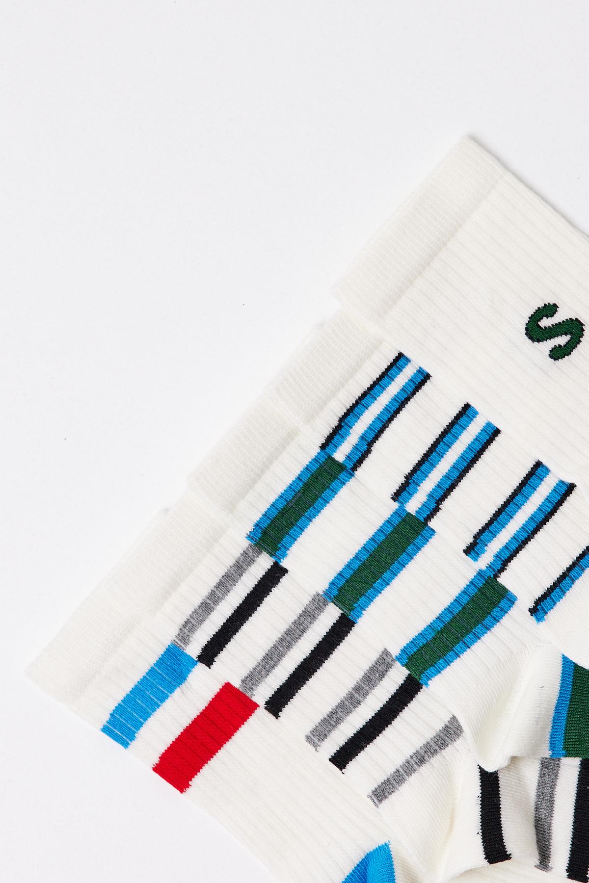 5li Paket Erkek Çocuk Soket Çorap Çok Renkli